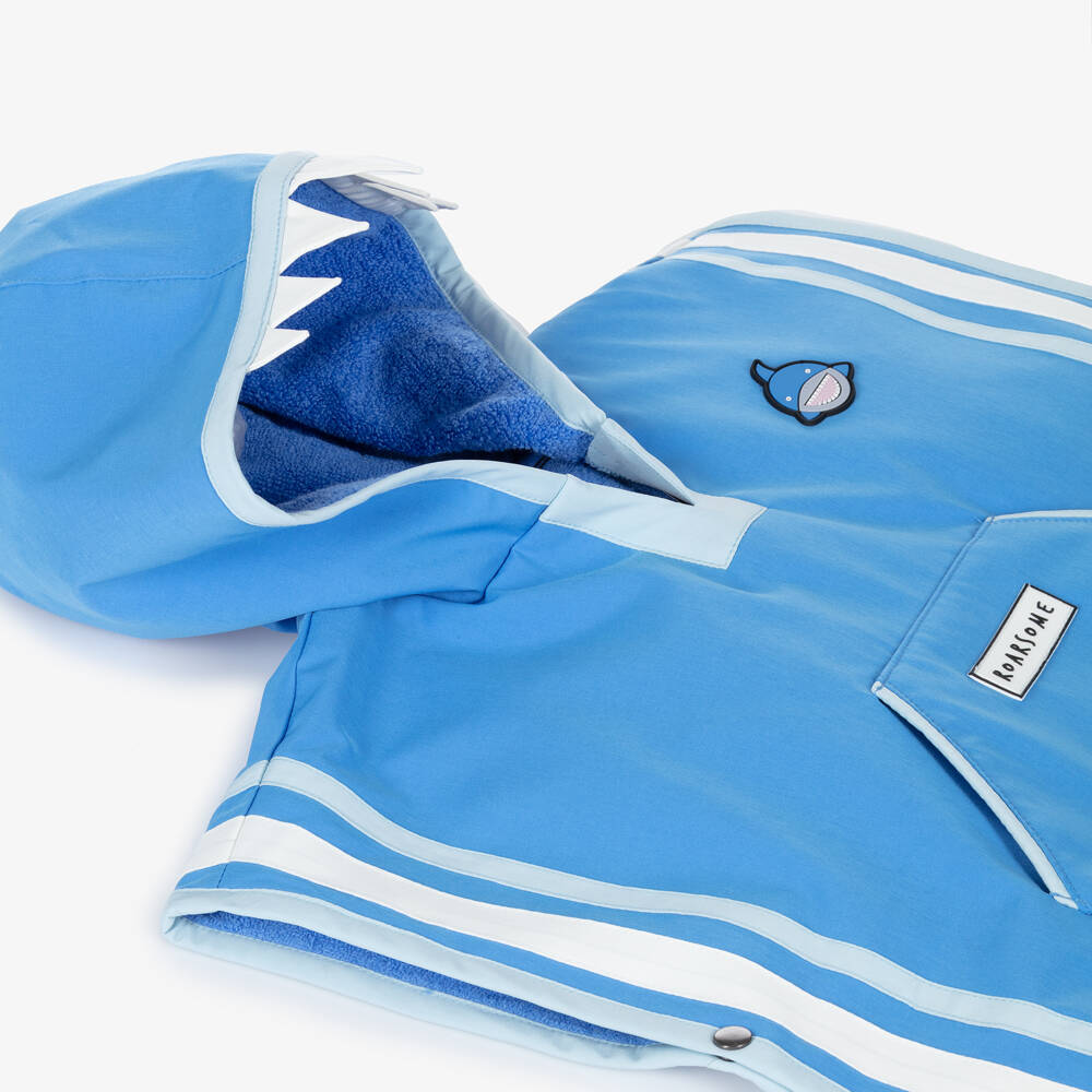 Roarsome-Blue Reef The Shark Poncho Towel | Childrensalon