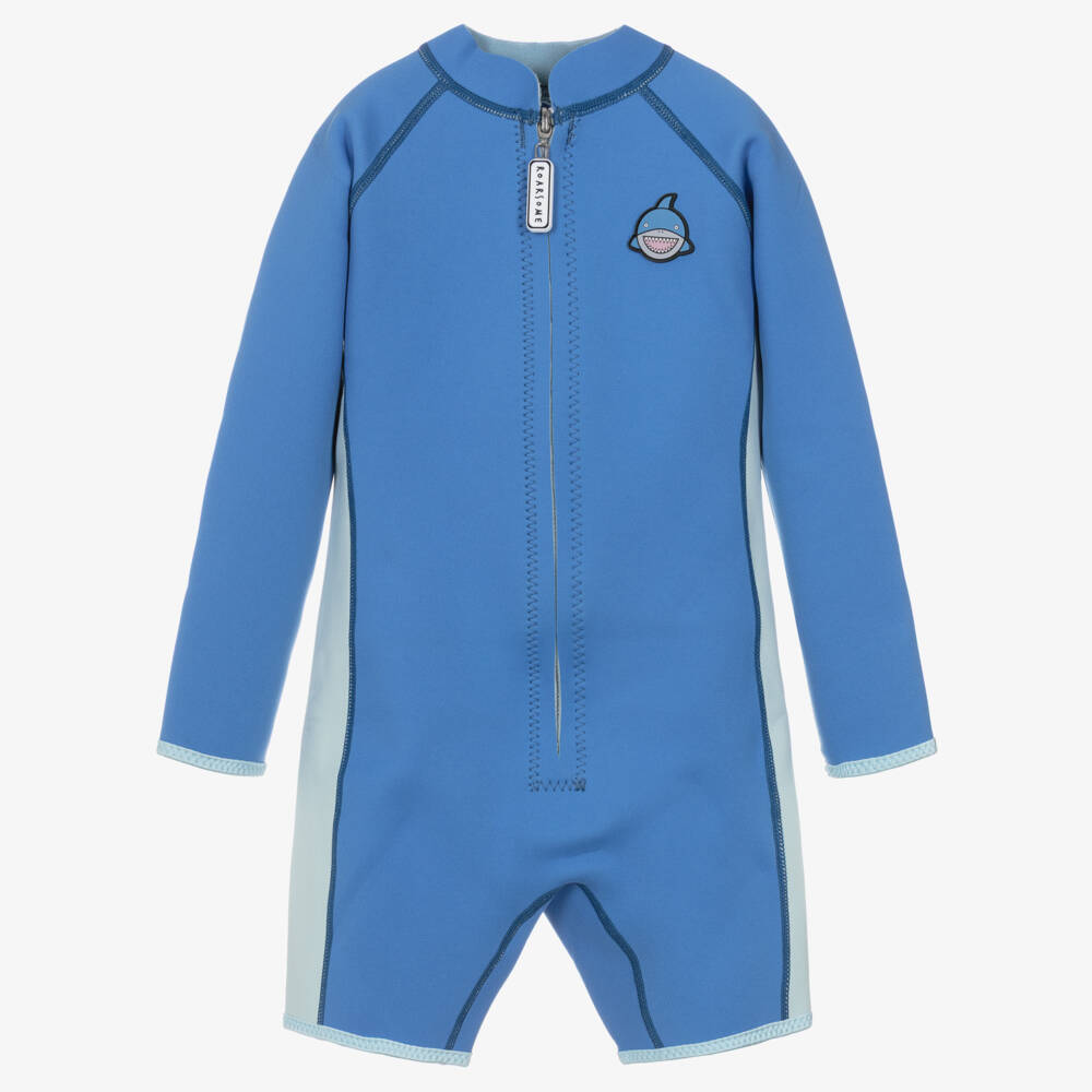 Roarsome-Blue Reef The Shark Short Wetsuit | Childrensalon