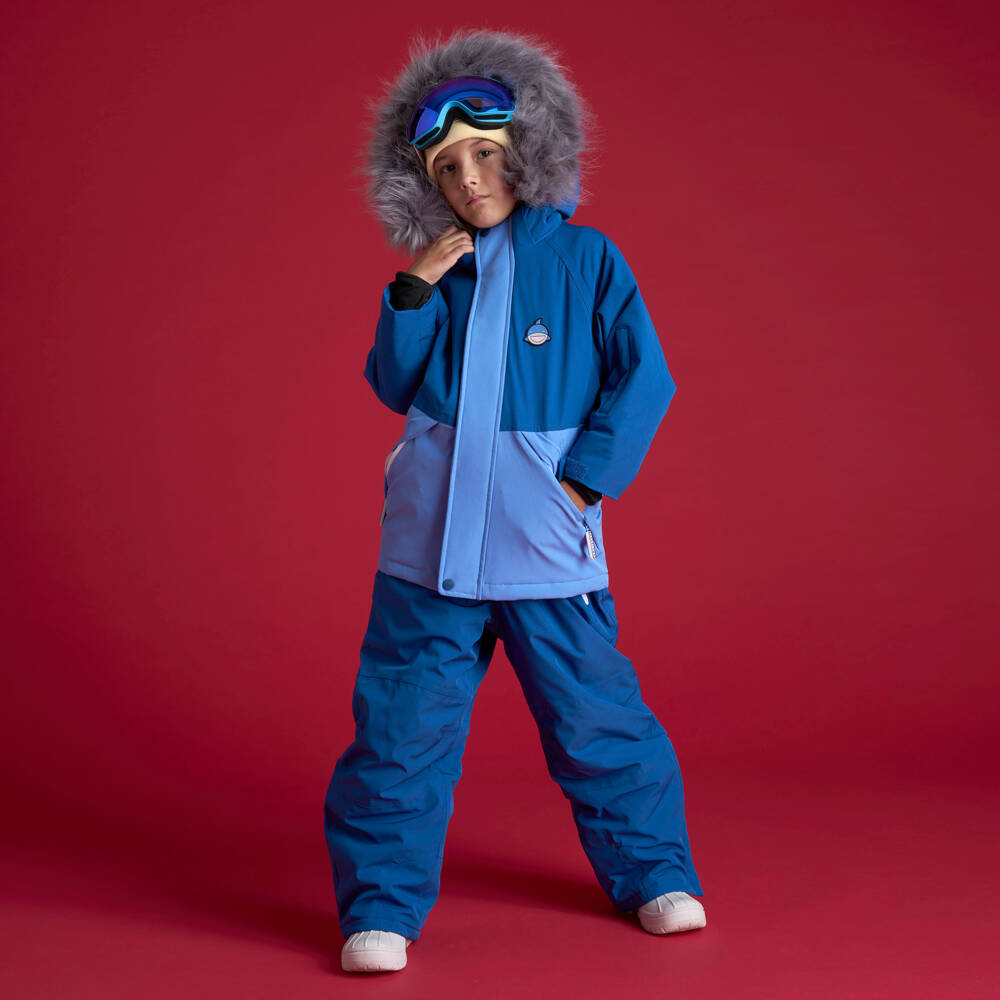 Roarsome-Лыжная куртка синяя Акула | Childrensalon