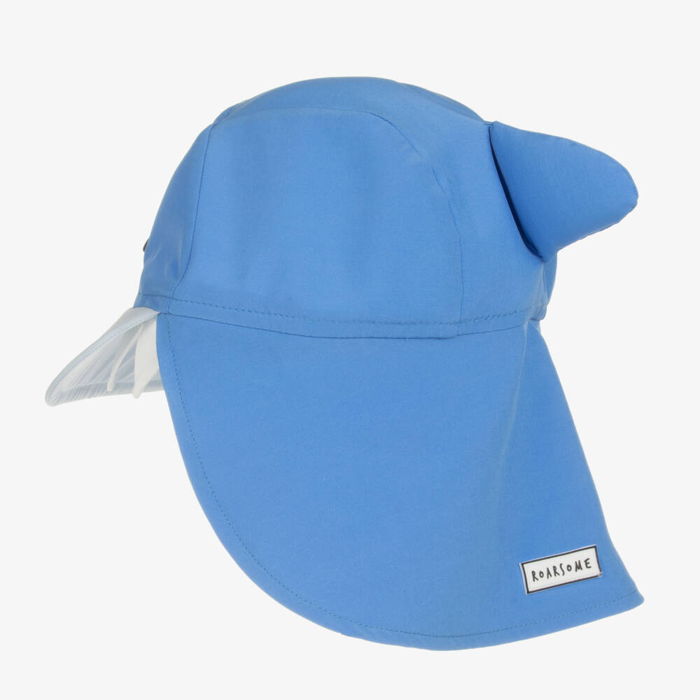 Roarsome-Blue Reef The Shark Sun Cap | Childrensalon