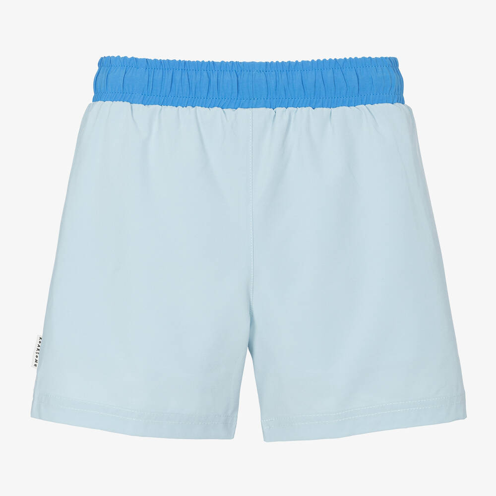 Roarsome-Blue Reef The Shark Swim Shorts (UPF50+) | Childrensalon