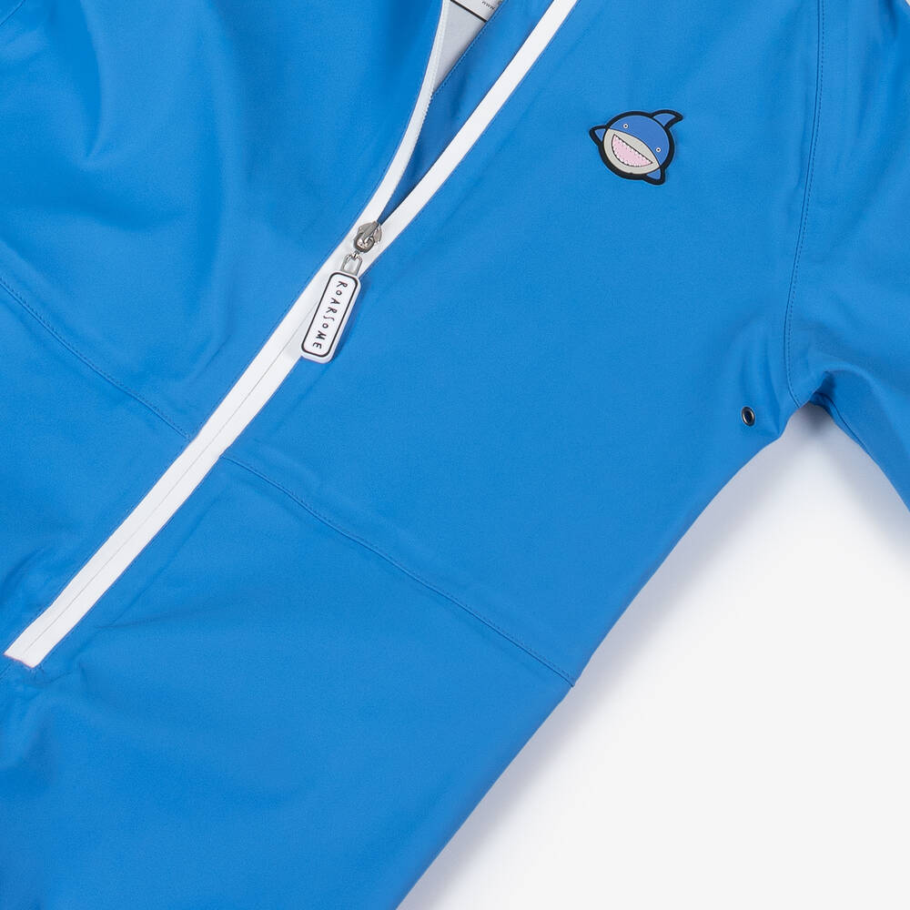 Roarsome-Boys Blue Reef The Shark Rainsuit | Childrensalon