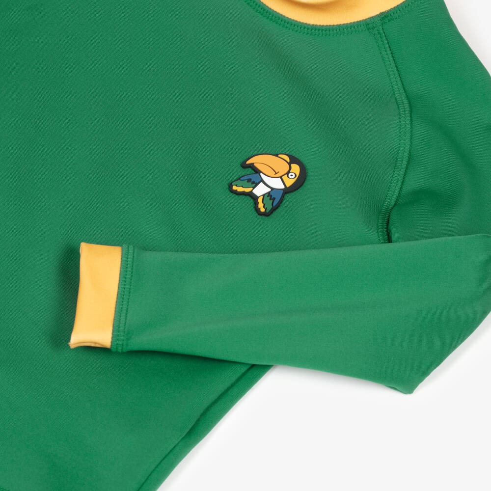 Roarsome-Boys Green Beak The Toucan Swim Top | Childrensalon