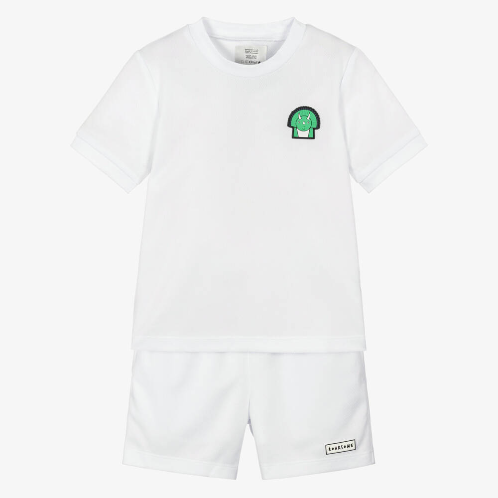Roarsome-Boys Spike The Dinosaur Tennis Kit Shorts Set | Childrensalon