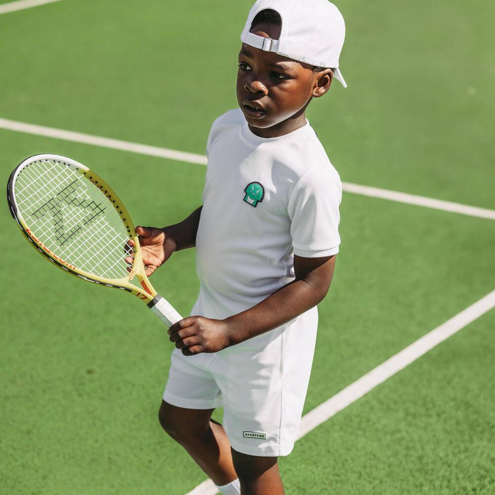 Roarsome-Boys Spike The Dinosaur Tennis Kit Shorts Set | Childrensalon