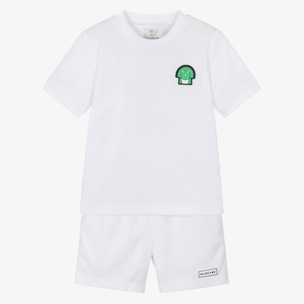 Roarsome-Boys Spike The Dinosaur Tennis Kit Shorts Set | Childrensalon