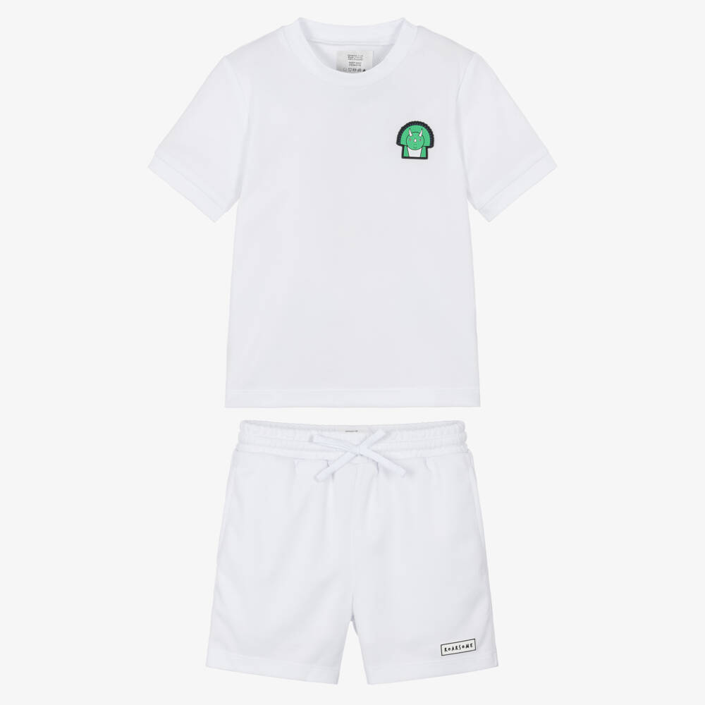 Roarsome-Boys Spike The Dinosaur Tennis Kit Shorts Set | Childrensalon