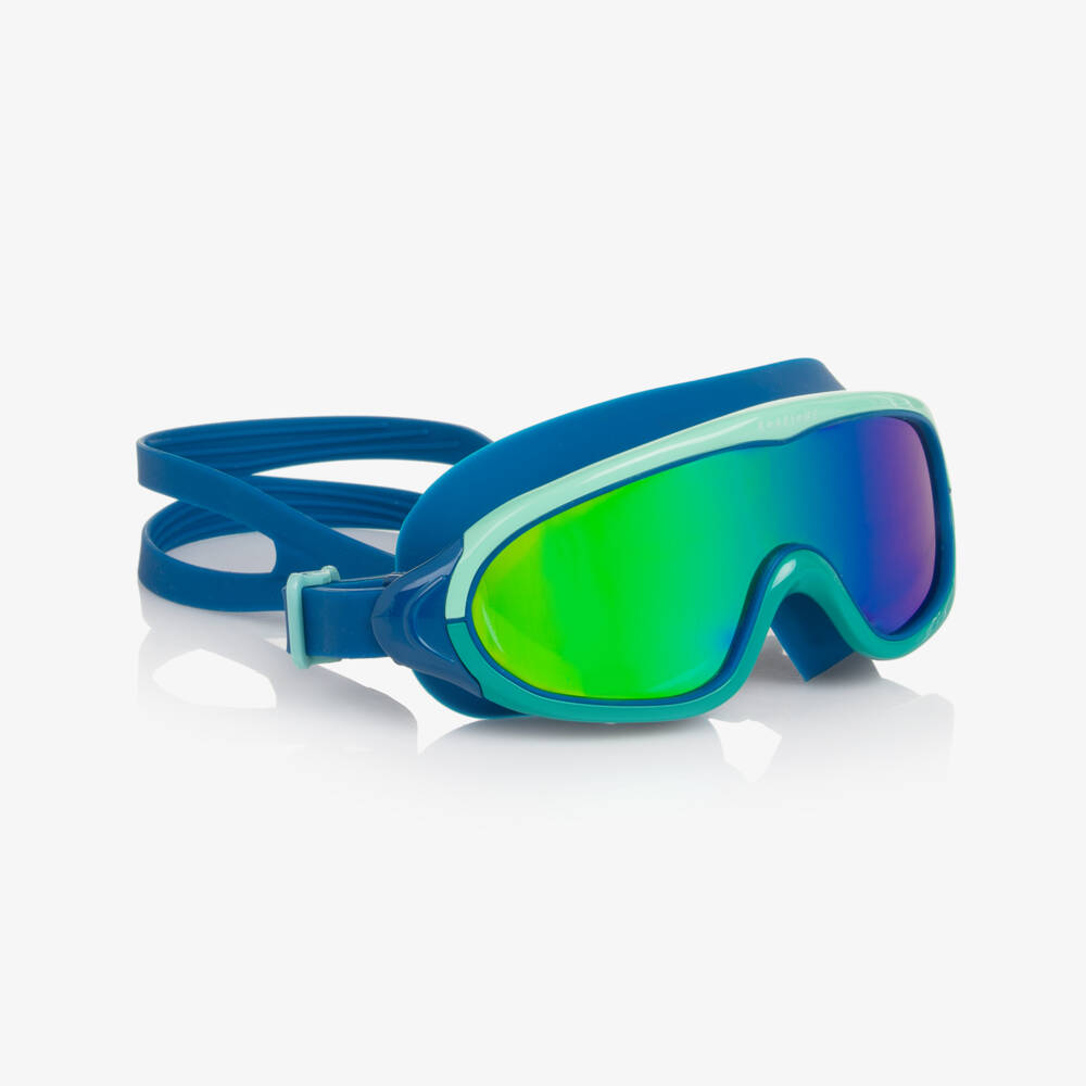 Roarsome-Bright Blue Swimming Goggles | Childrensalon