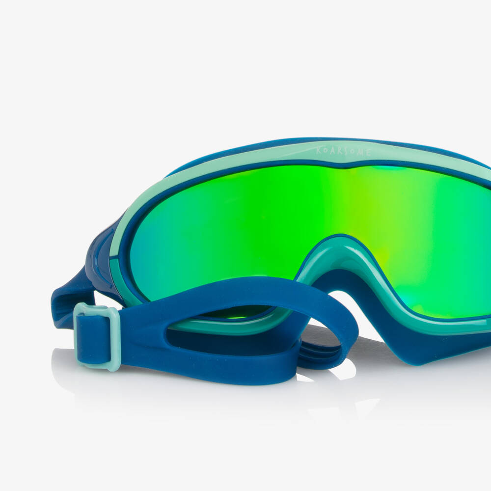 Roarsome-Bright Blue Swimming Goggles | Childrensalon