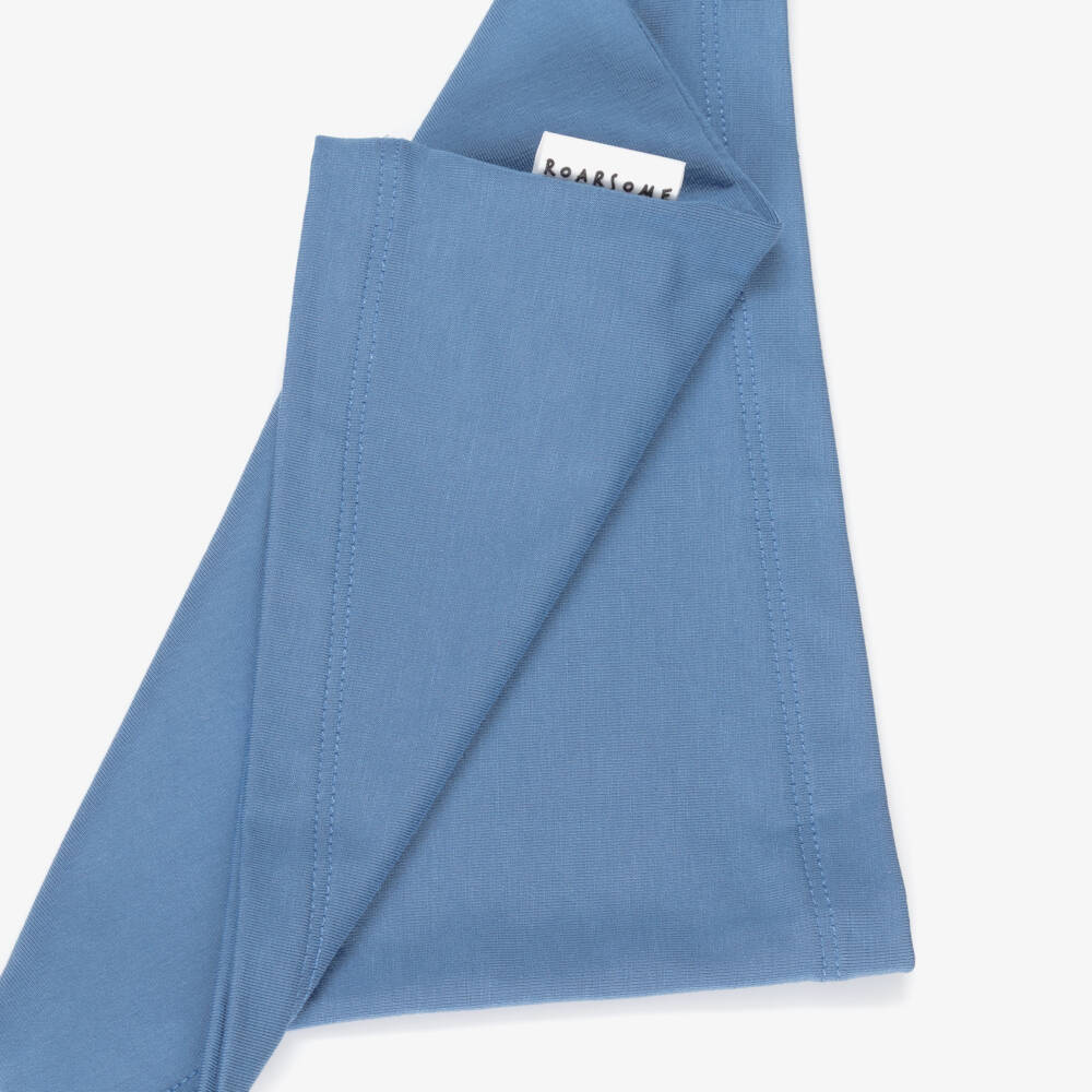 Roarsome-Снуд синий из бамбуковой вискозы | Childrensalon