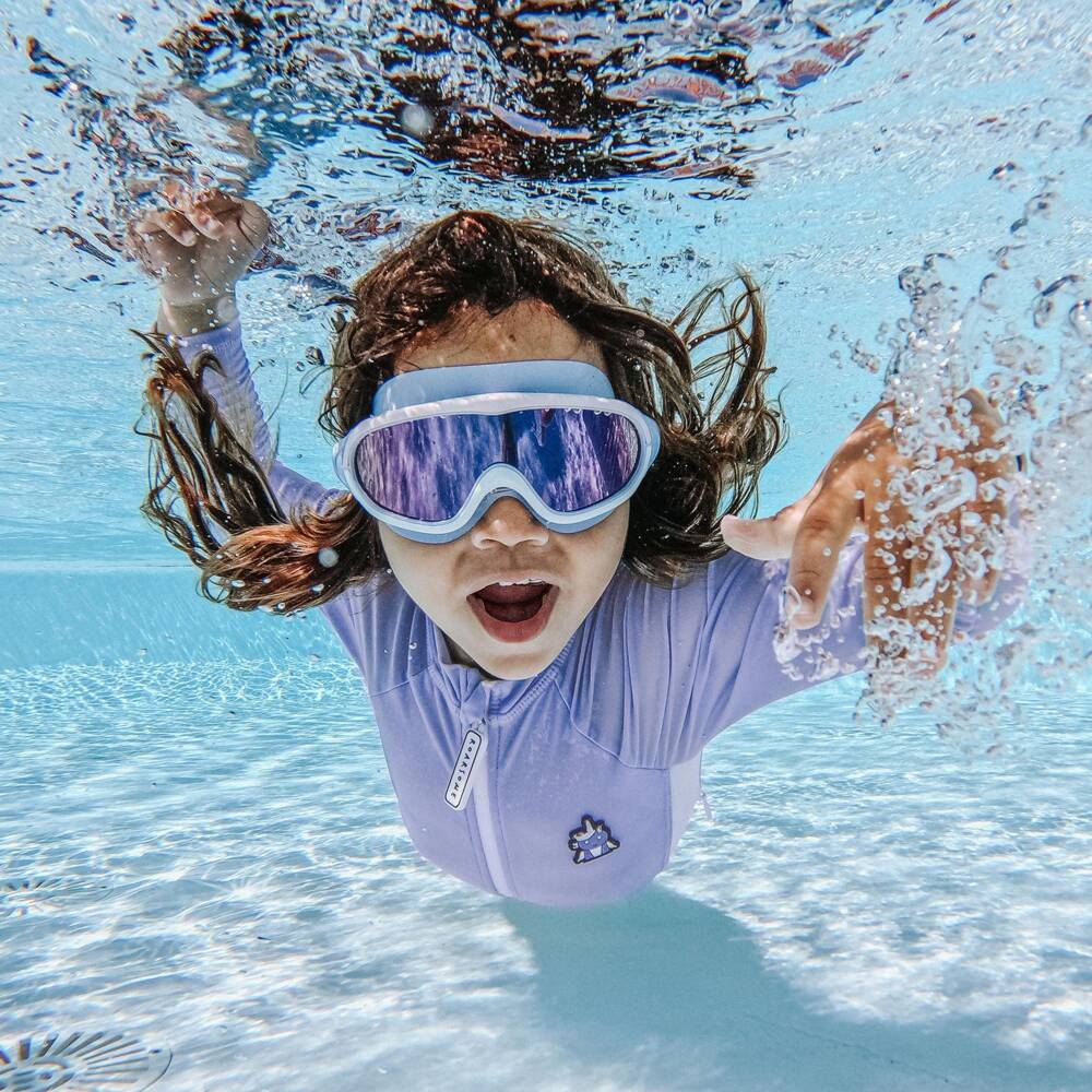 Roarsome-Girls Lilac Purple Swimming Goggles | Childrensalon