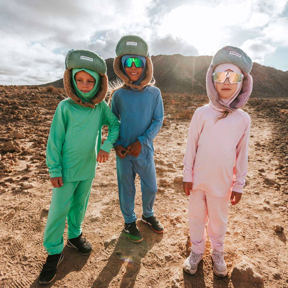 Roarsome-Girls Pink Bamboo Jersey Thermal Base Layer Set | Childrensalon