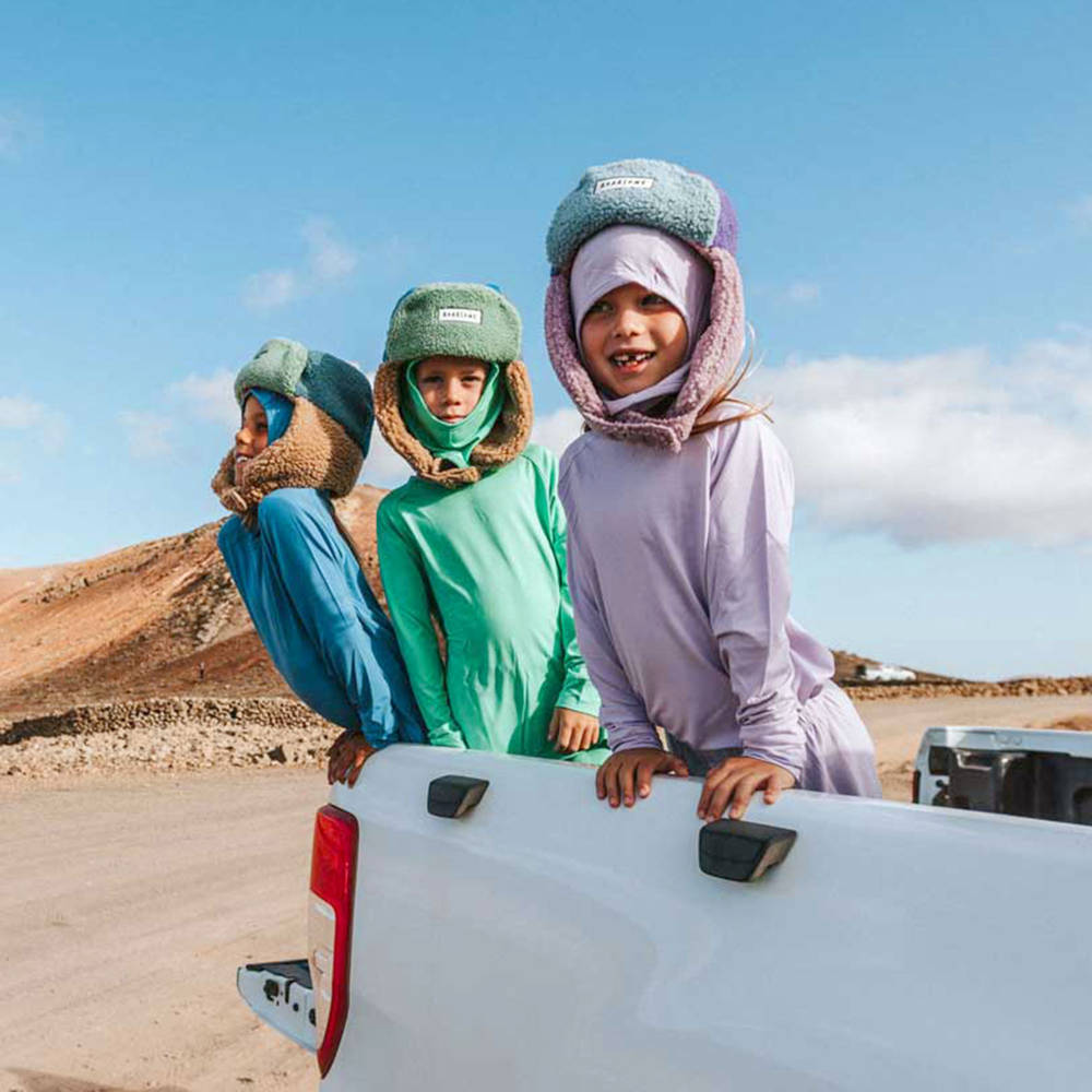 Roarsome-Girls Purple Bamboo Jersey Base Layer Set | Childrensalon