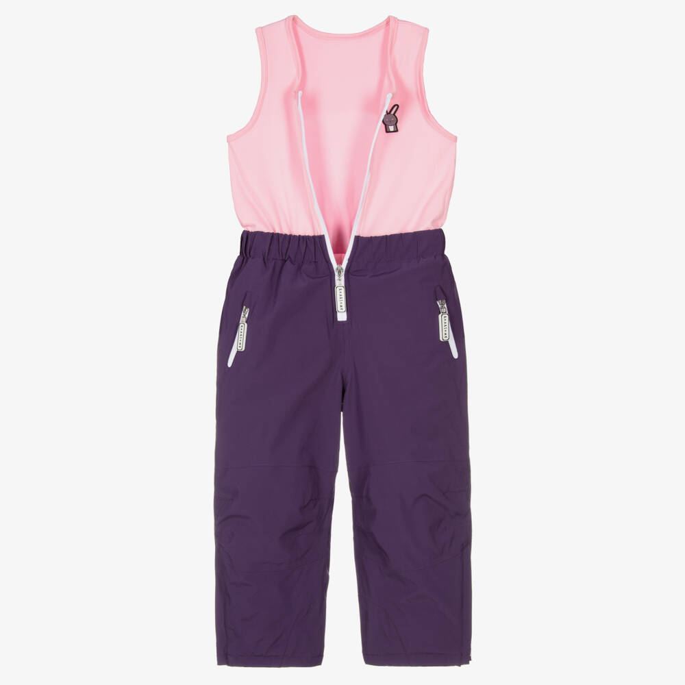 Roarsome-Лыжные брюки фиолетовые с зайчиком для девочек | Childrensalon