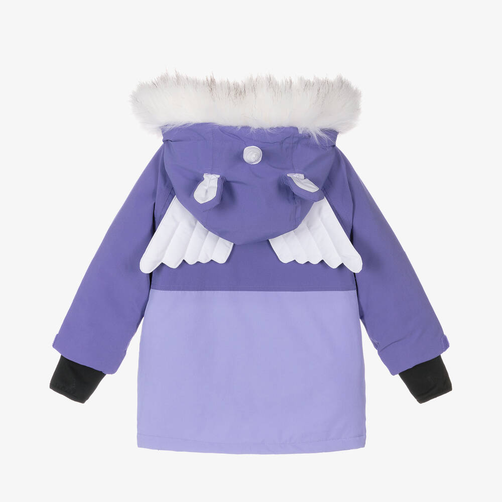 Roarsome-Girls Purple Sparkle The Unicorn  Ski Jacket | Childrensalon