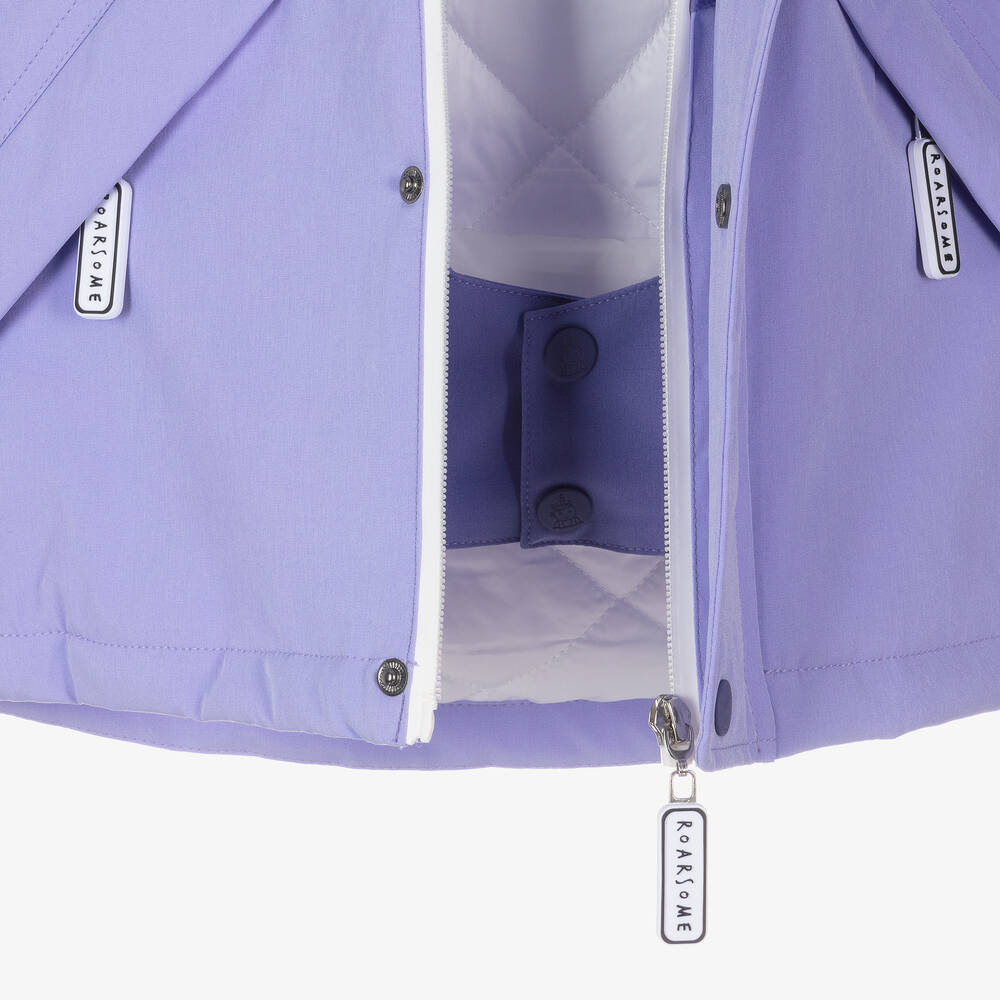 Roarsome-Girls Purple Sparkle The Unicorn  Ski Jacket | Childrensalon