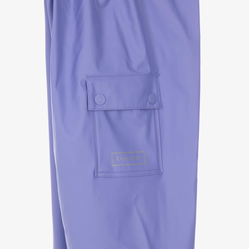 Roarsome-Girls Purple Sparkle The Unicorn Waterproof Trousers | Childrensalon