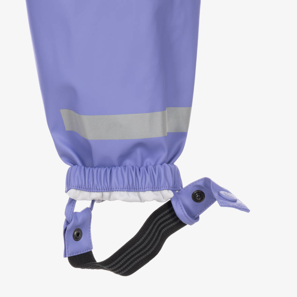 Roarsome-Girls Purple Sparkle The Unicorn Waterproof Trousers | Childrensalon