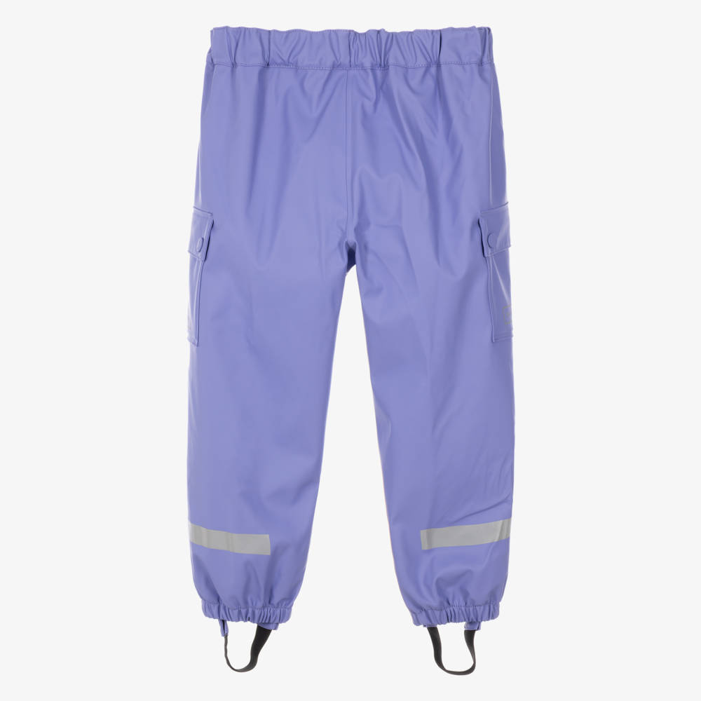 Roarsome-Girls Purple Sparkle The Unicorn Waterproof Trousers | Childrensalon