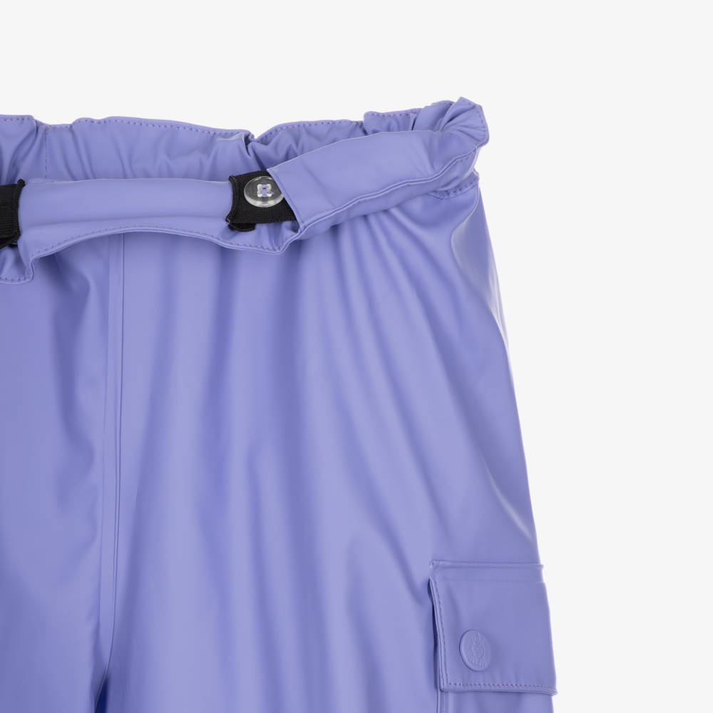 Roarsome-Girls Purple Sparkle The Unicorn Waterproof Trousers | Childrensalon