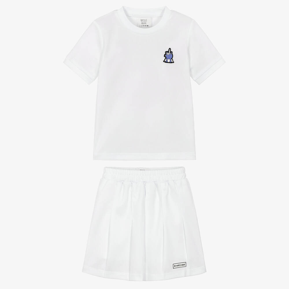 Roarsome-Girls Sparkle The Unicorn Tennis Kit Skirt Set | Childrensalon