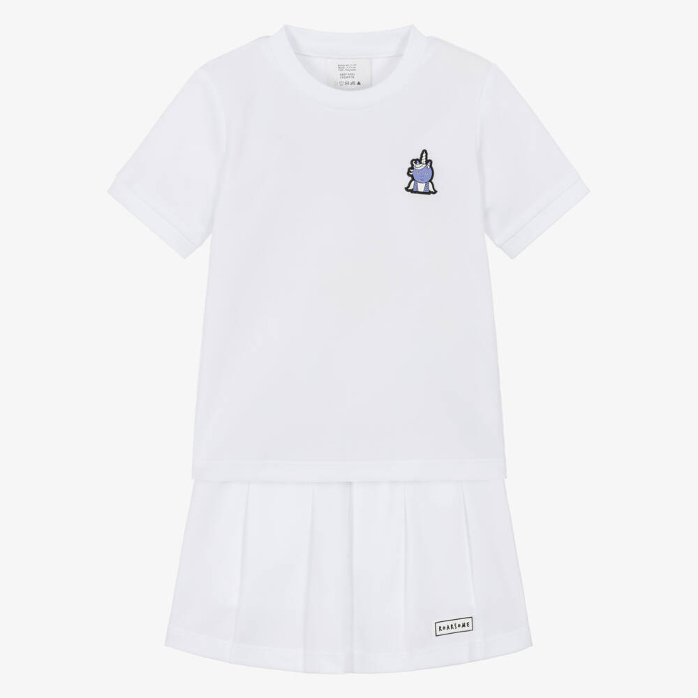 Roarsome-Girls Sparkle The Unicorn Tennis Kit Skirt Set | Childrensalon