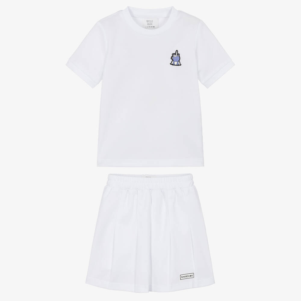 Roarsome-Girls Sparkle The Unicorn Tennis Kit Skirt Set | Childrensalon