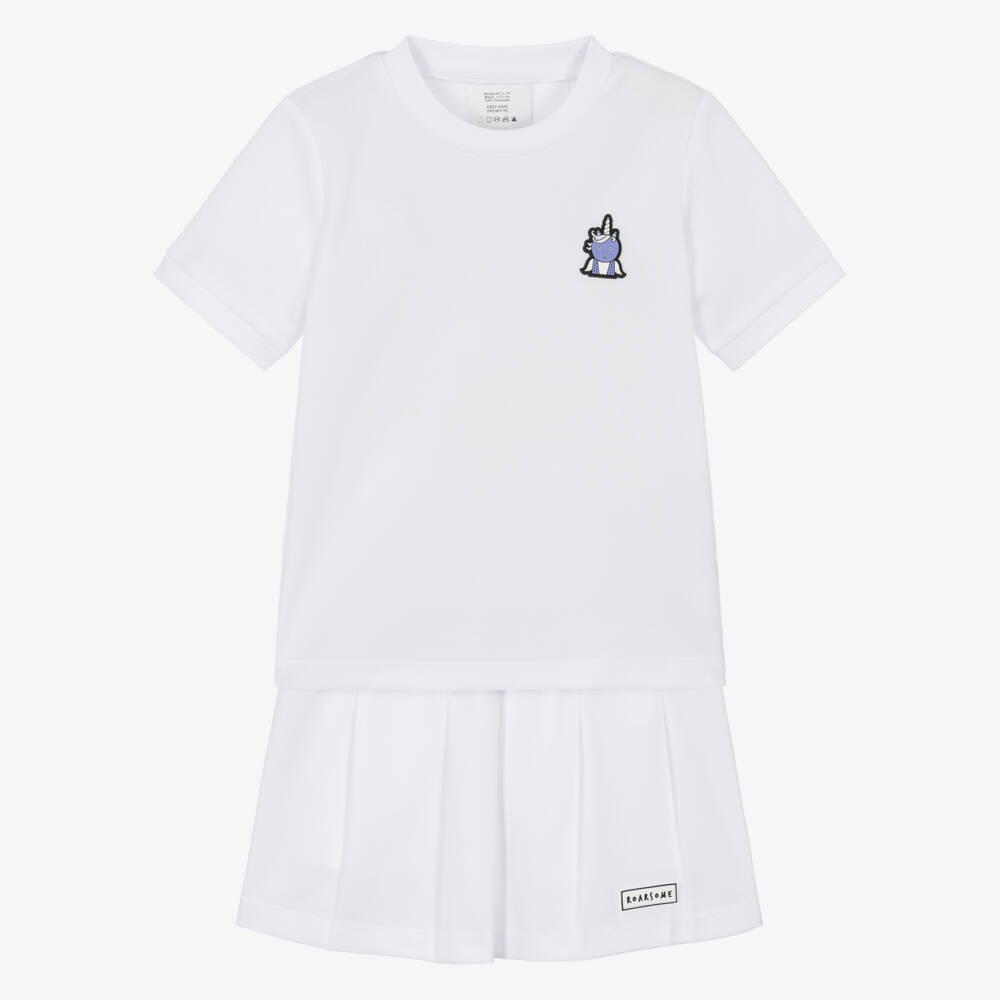 Roarsome-Girls Sparkle The Unicorn Tennis Kit Skirt Set | Childrensalon