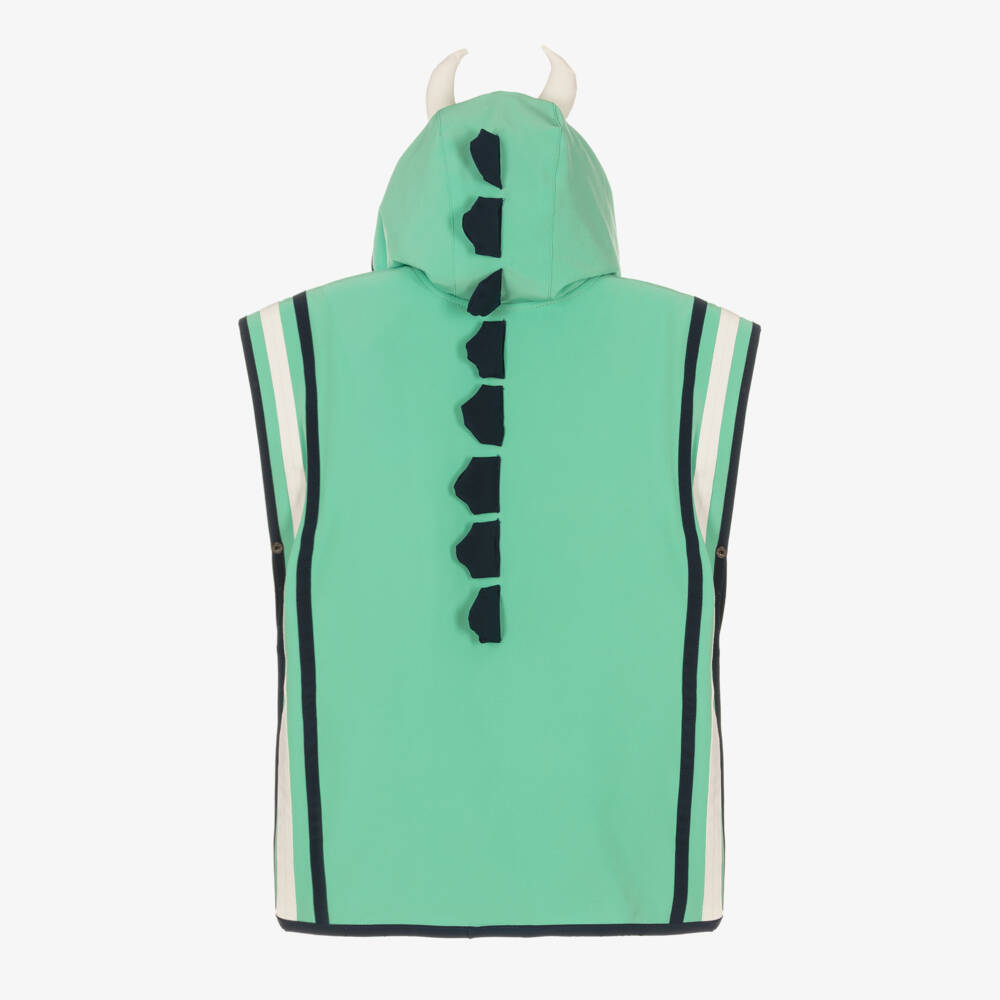Roarsome-Green Spike The Dinosaur Poncho Towel | Childrensalon