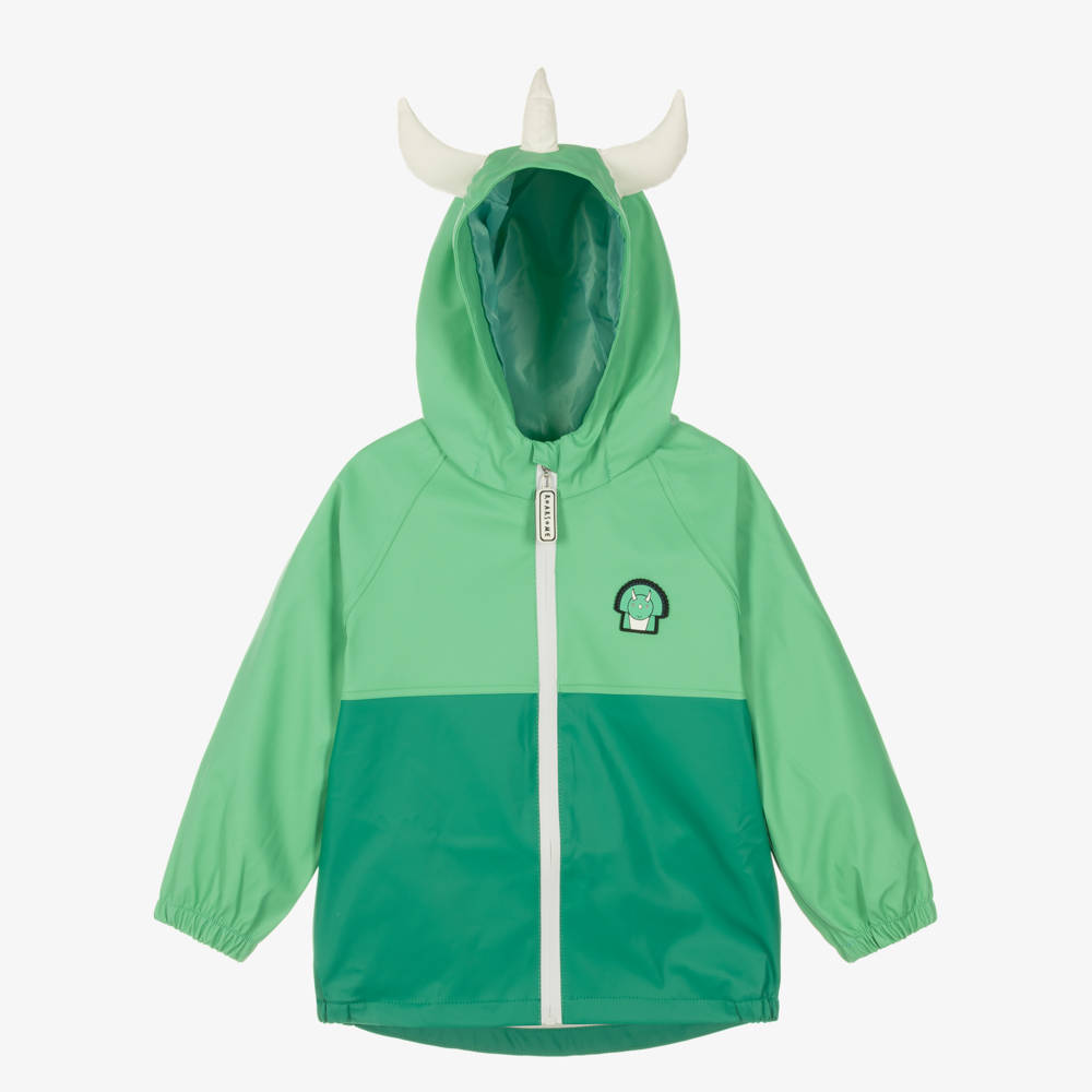 Roarsome-Green Spike The Dinosaur Raincoat | Childrensalon