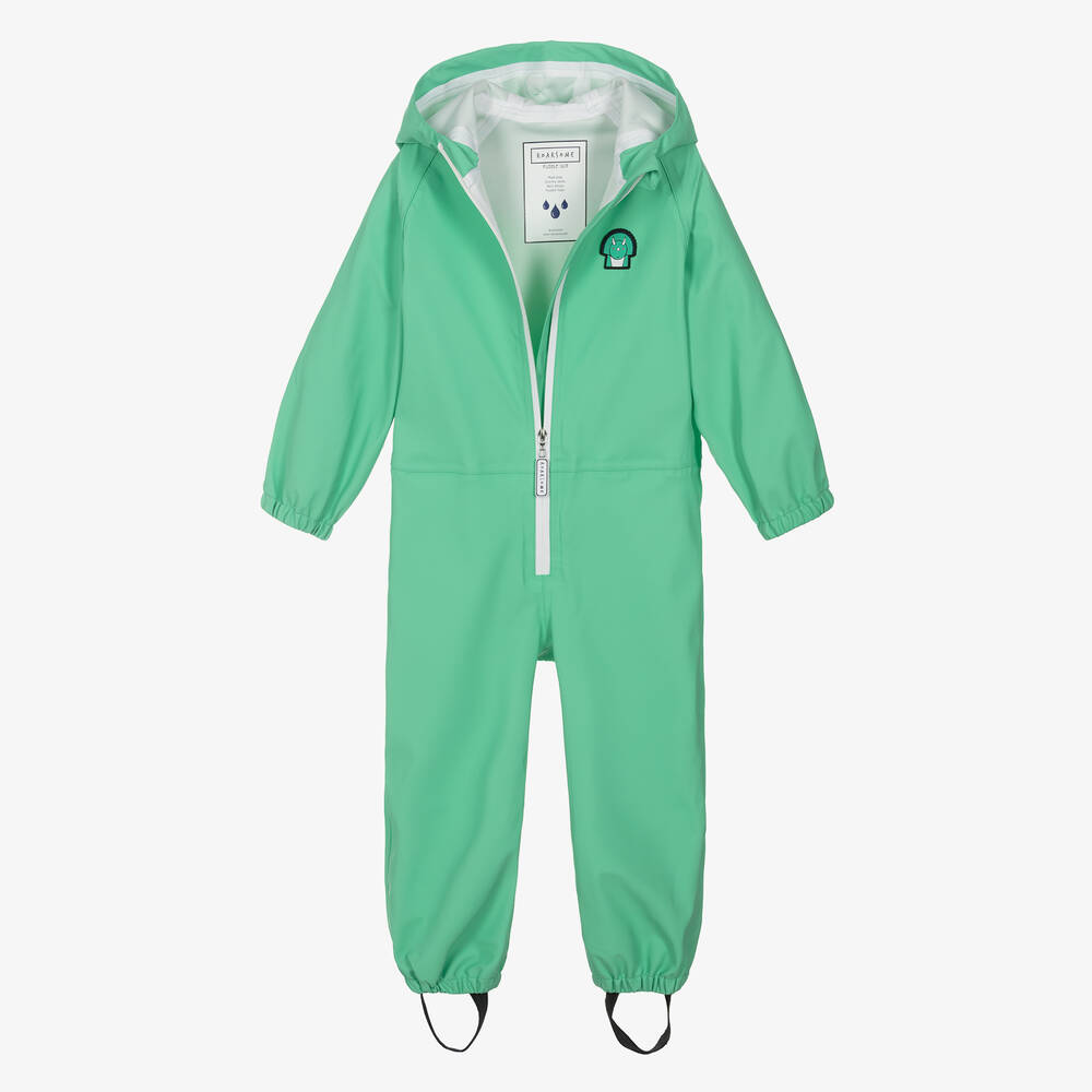 Roarsome-Green Spike The Dinosaur Rainsuit | Childrensalon