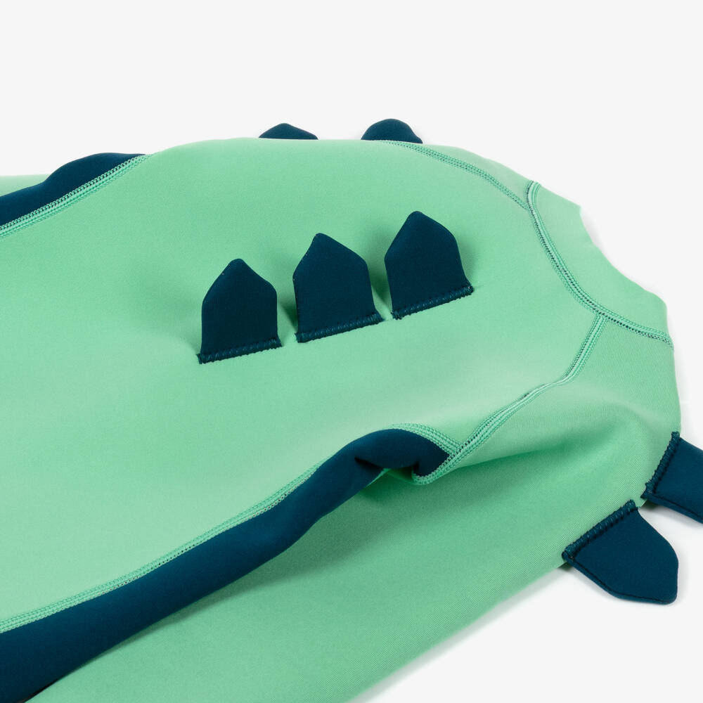 Roarsome-Green Spike The Dinosaur Short Wetsuit | Childrensalon