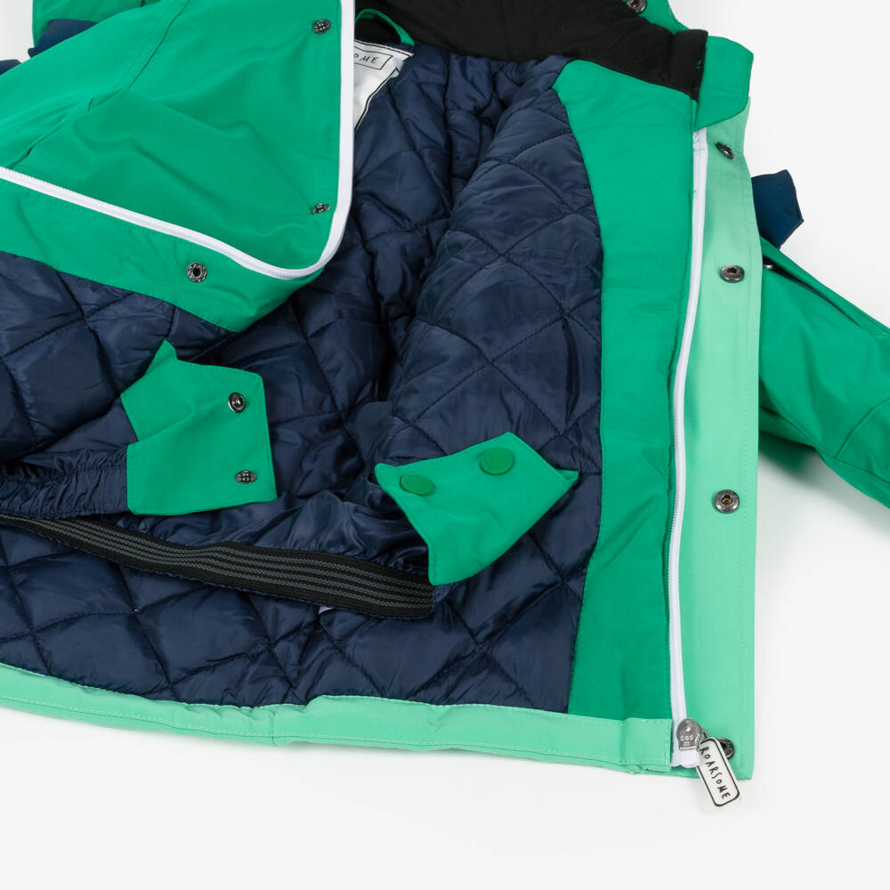 Roarsome-Лыжная куртка зеленая Динозавр Спайк | Childrensalon