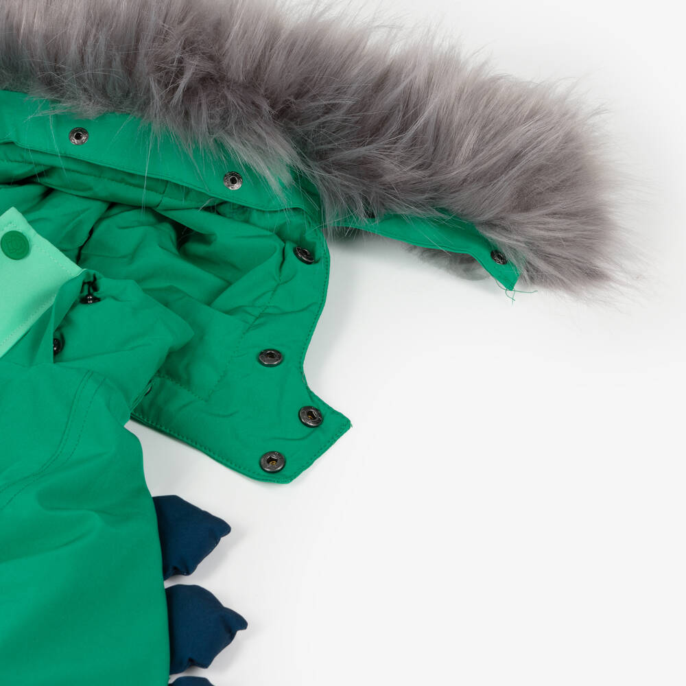 Roarsome-Лыжная куртка зеленая Динозавр Спайк | Childrensalon