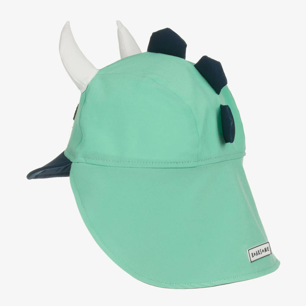 Roarsome-Green Spike The Dinosaur Sun Cap | Childrensalon