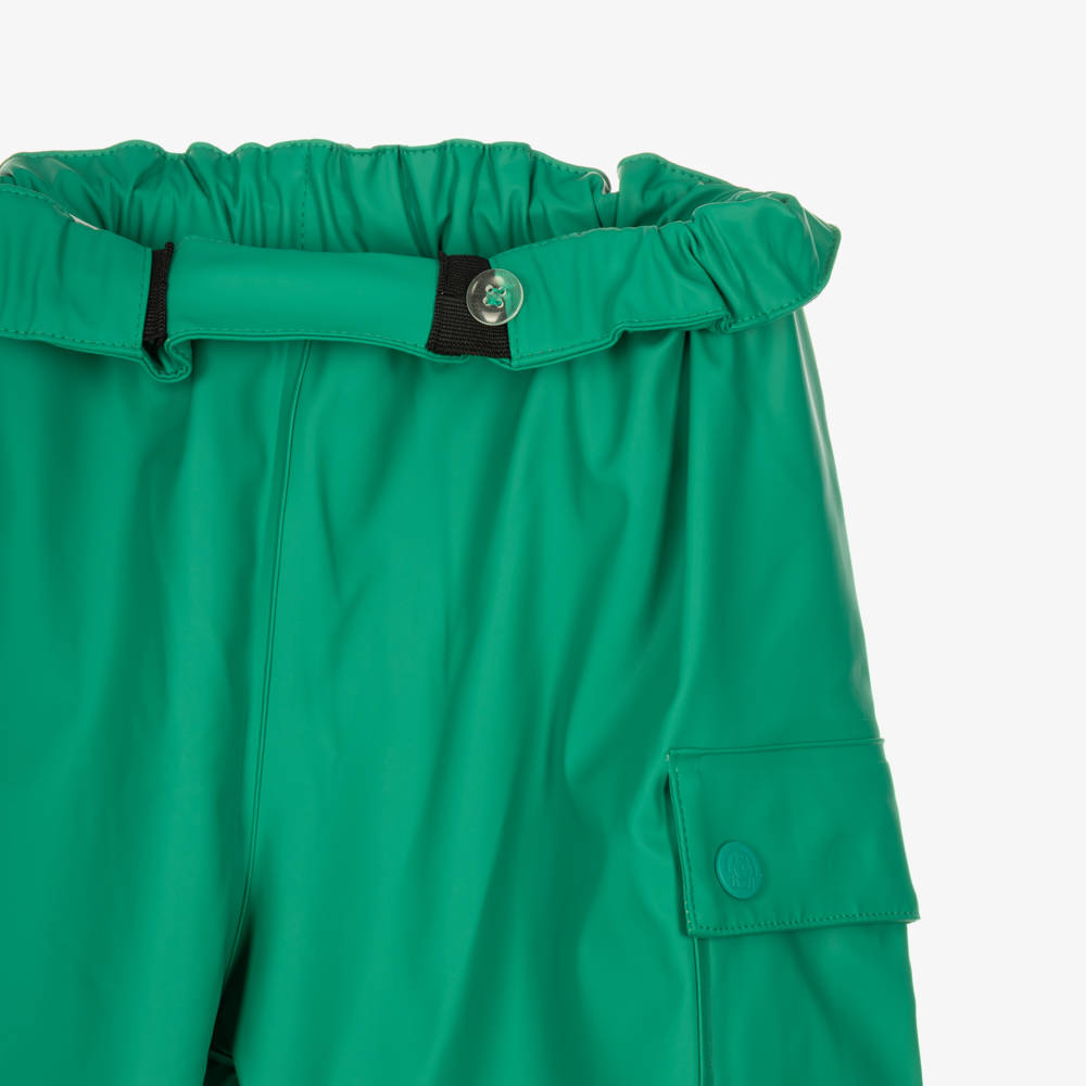 Roarsome-Green Spike The Dinosaur Waterproof Trousers | Childrensalon