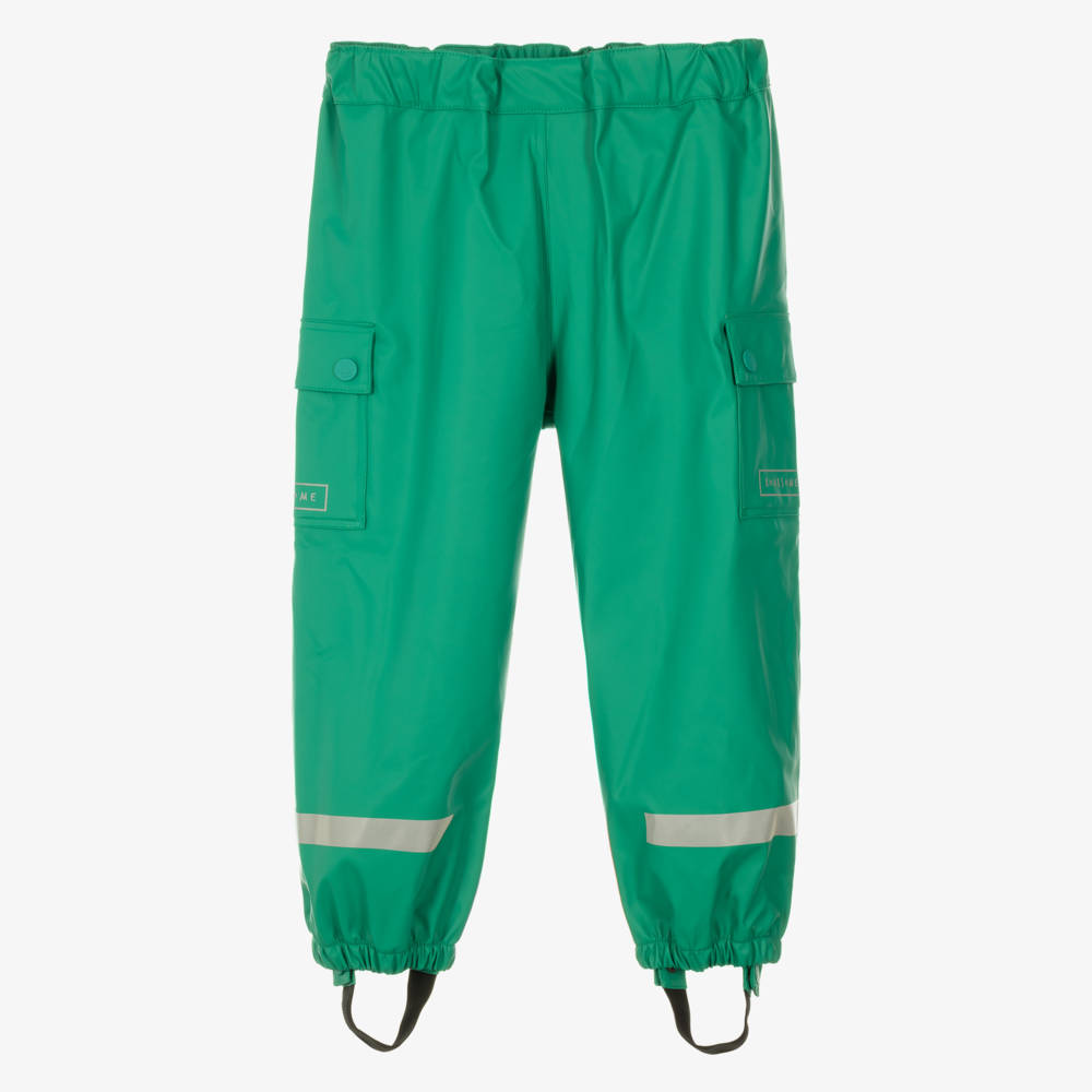 Roarsome-Green Spike The Dinosaur Waterproof Trousers | Childrensalon