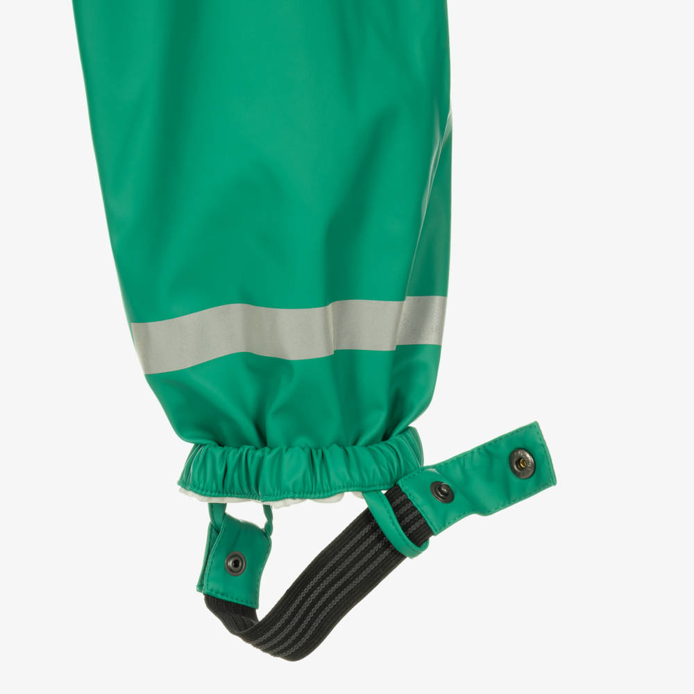 Roarsome-Green Spike The Dinosaur Waterproof Trousers | Childrensalon