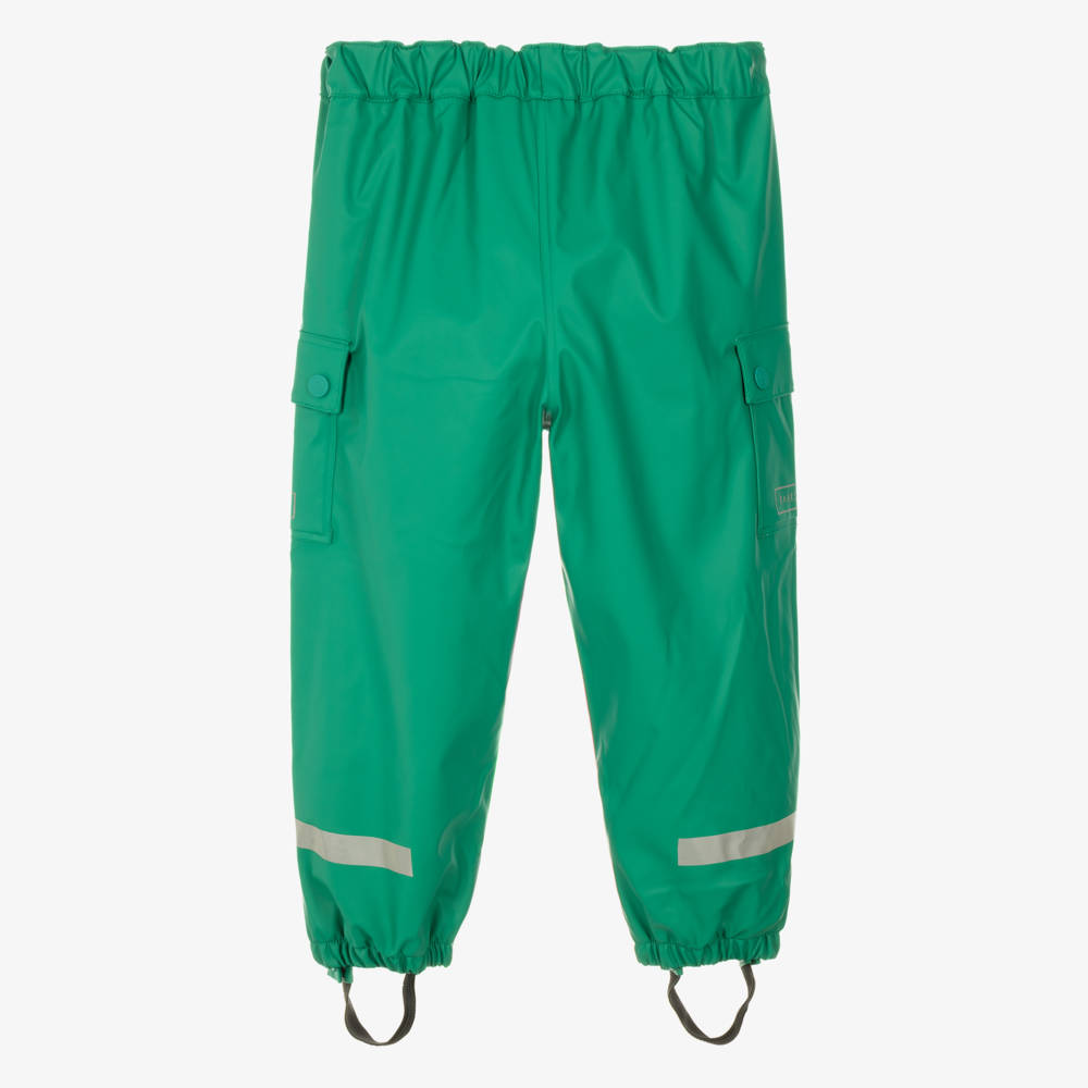 Roarsome-Green Spike The Dinosaur Waterproof Trousers | Childrensalon