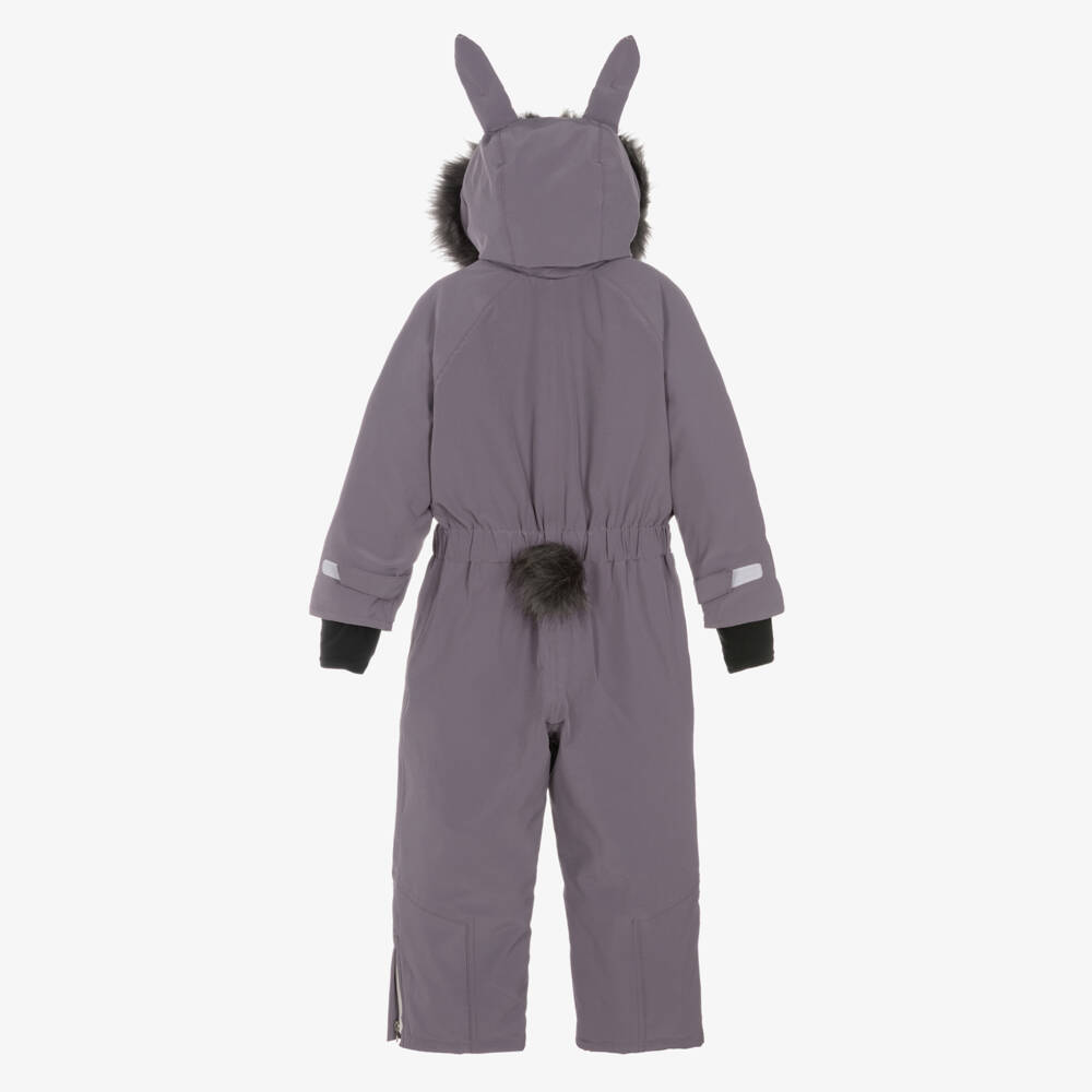 Roarsome-Grey Hop The Bunny Snowsuit | Childrensalon