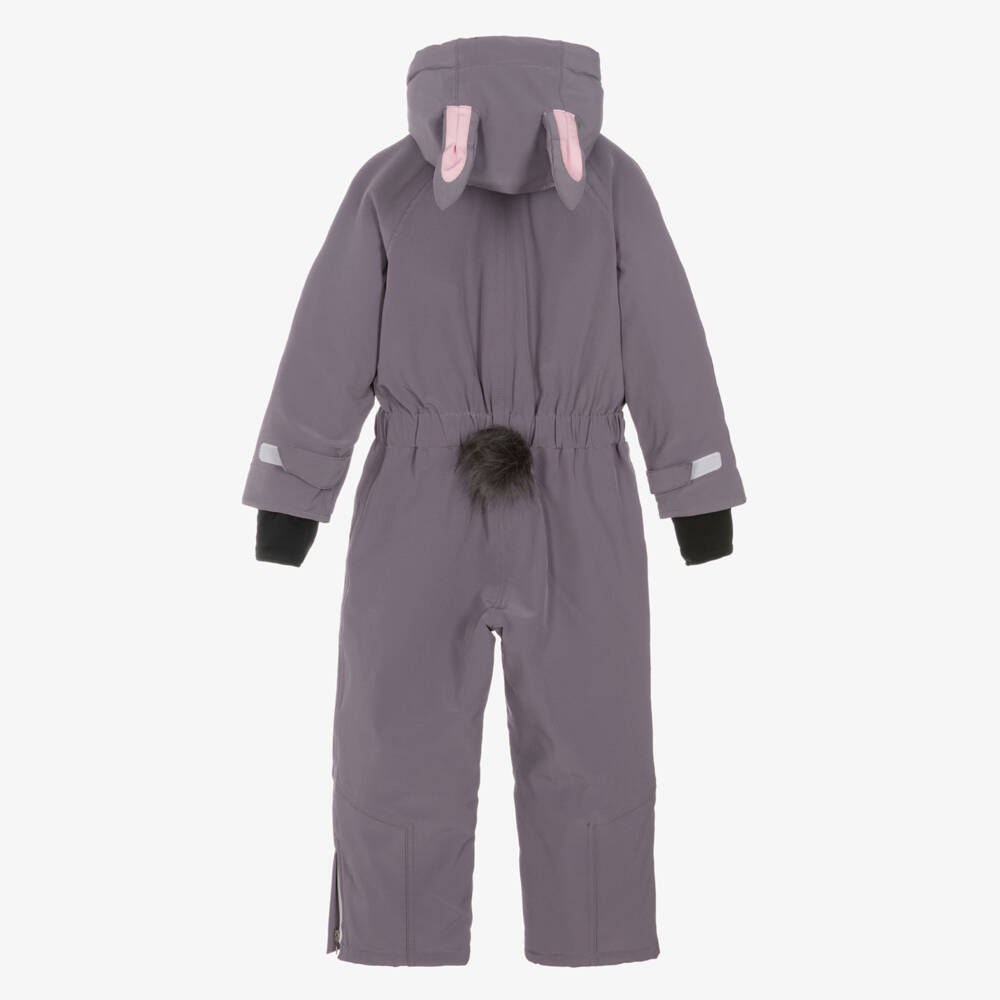 Roarsome-Grey Hop The Bunny Snowsuit | Childrensalon