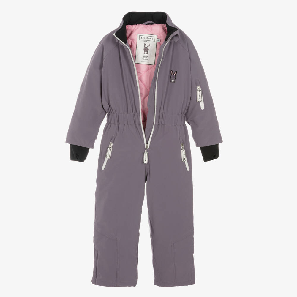 Roarsome-Grey Hop The Bunny Snowsuit | Childrensalon