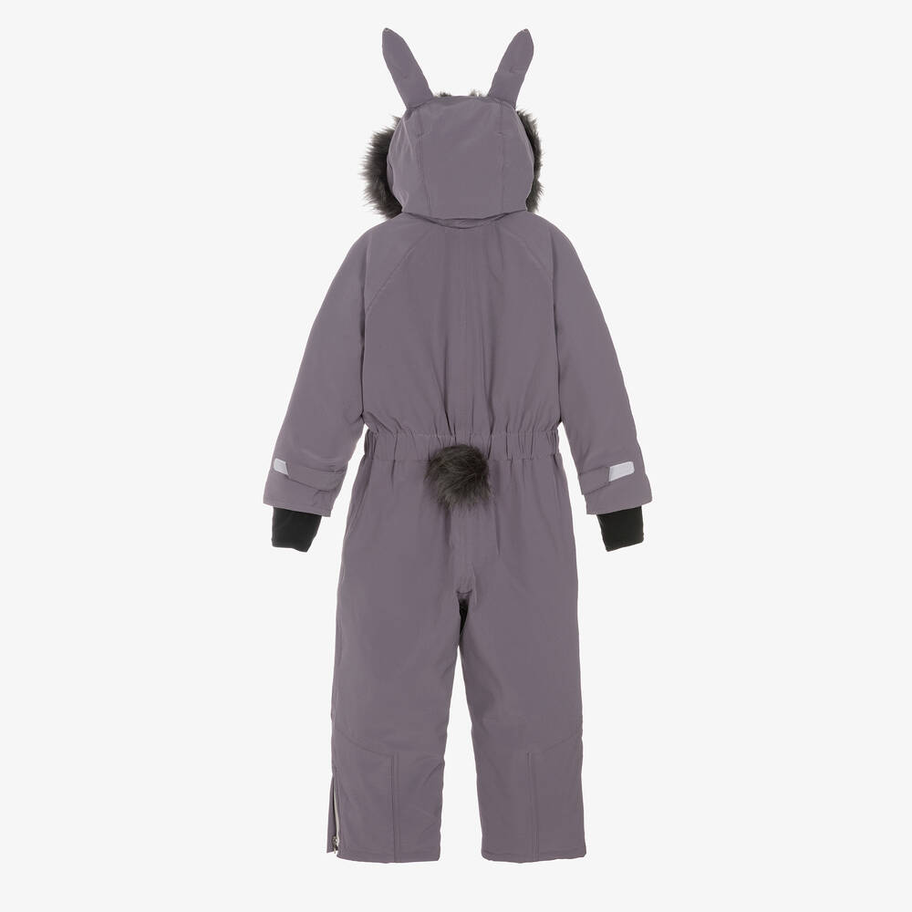 Roarsome-Grey Hop The Bunny Snowsuit | Childrensalon