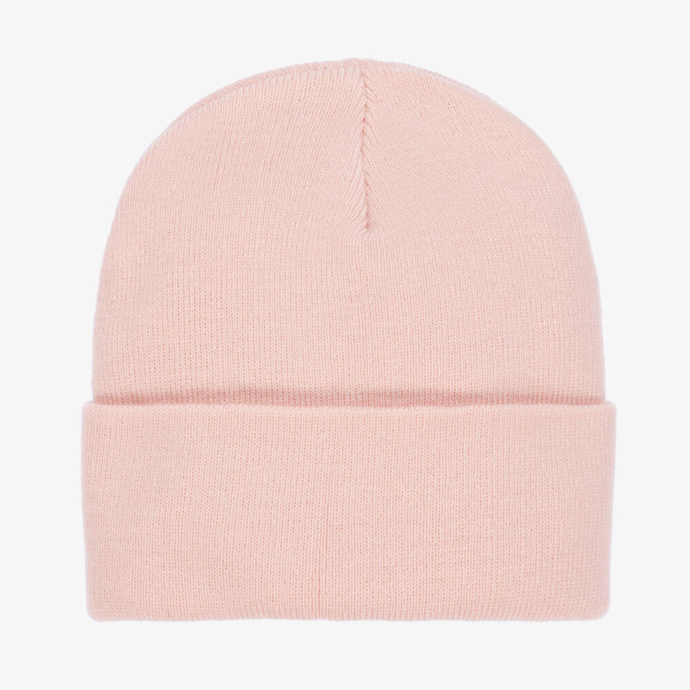 Roarsome-Pink Knitted Beanie Hat | Childrensalon