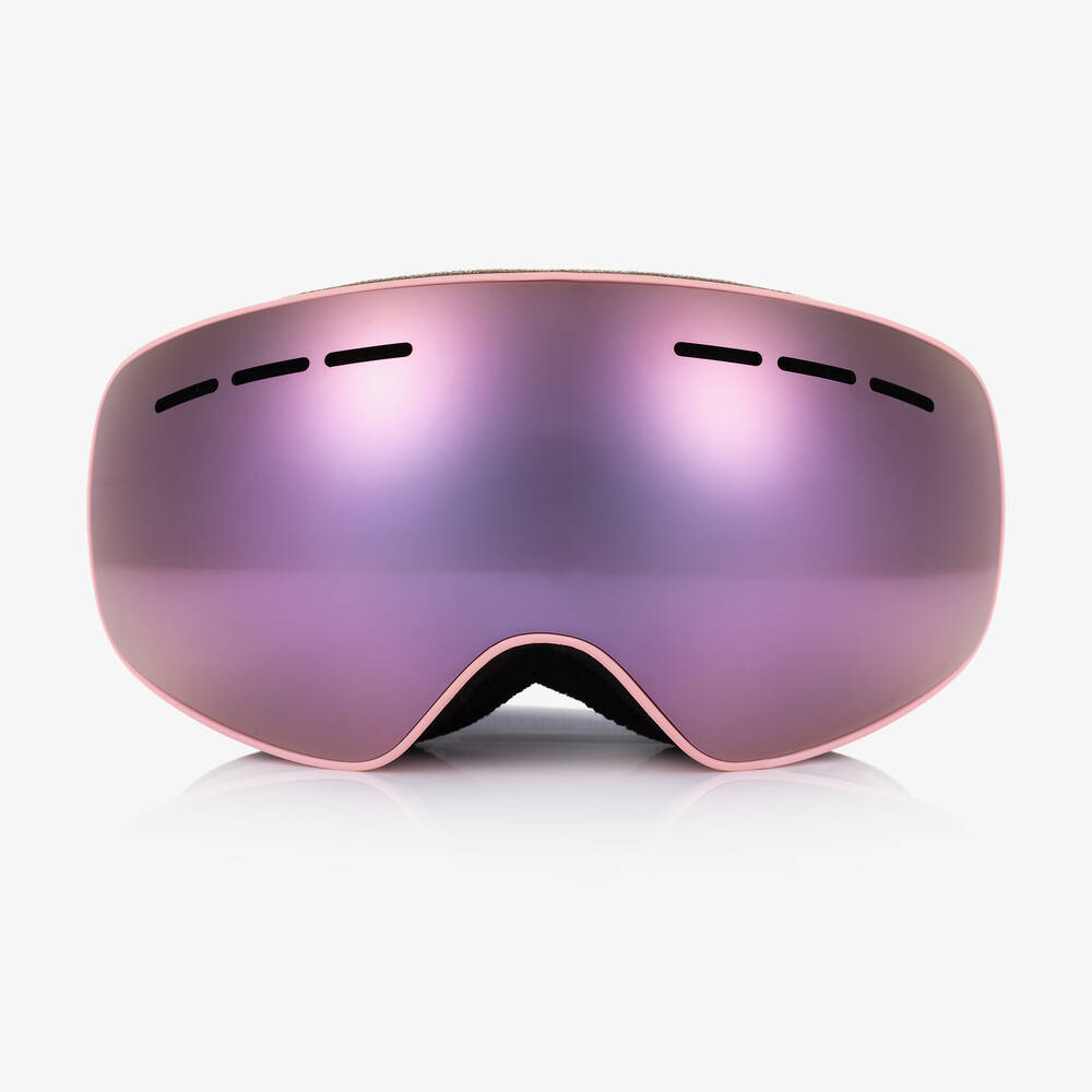 Roarsome-Pink Polarised Anti-Fog Ski Goggles | Childrensalon