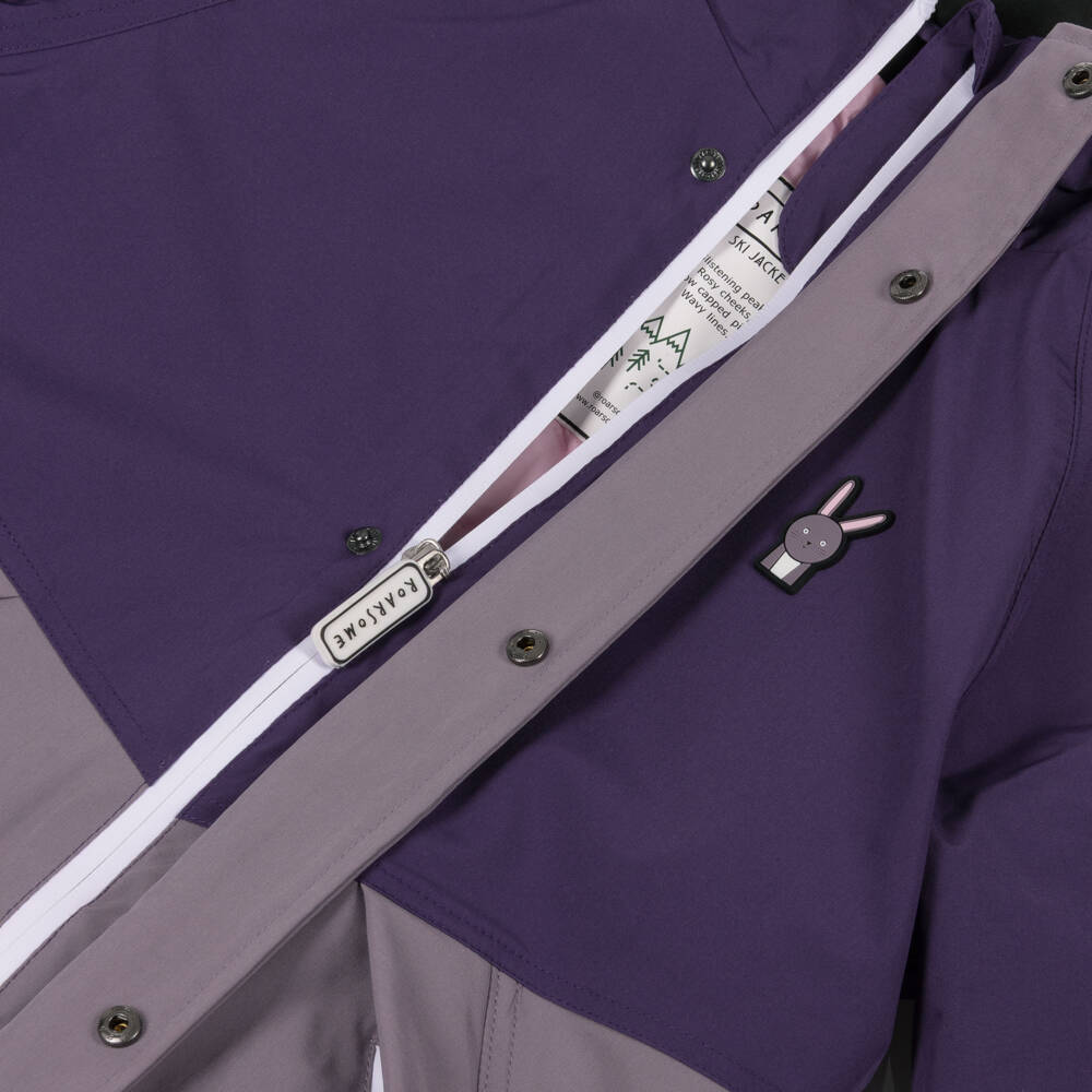 Roarsome-Лыжная куртка фиолетовая Зайчик для девочек | Childrensalon