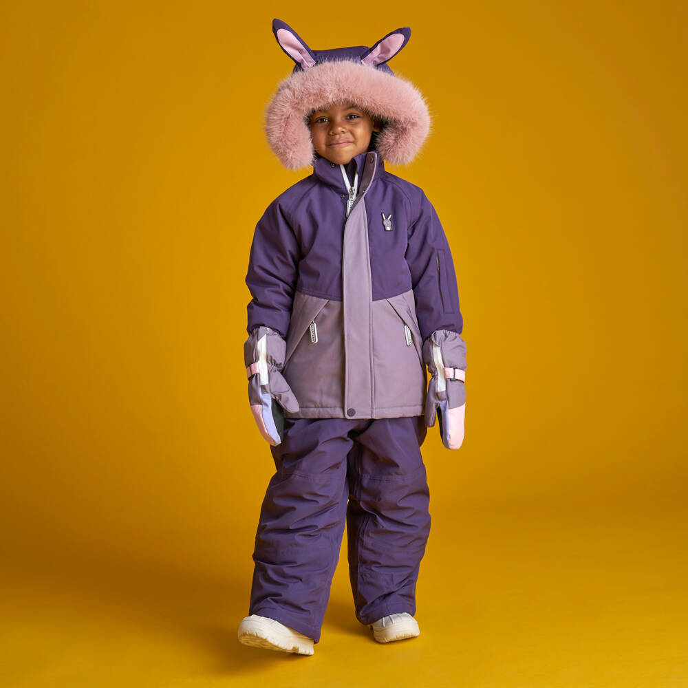 Roarsome-Лыжная куртка фиолетовая Зайчик для девочек | Childrensalon