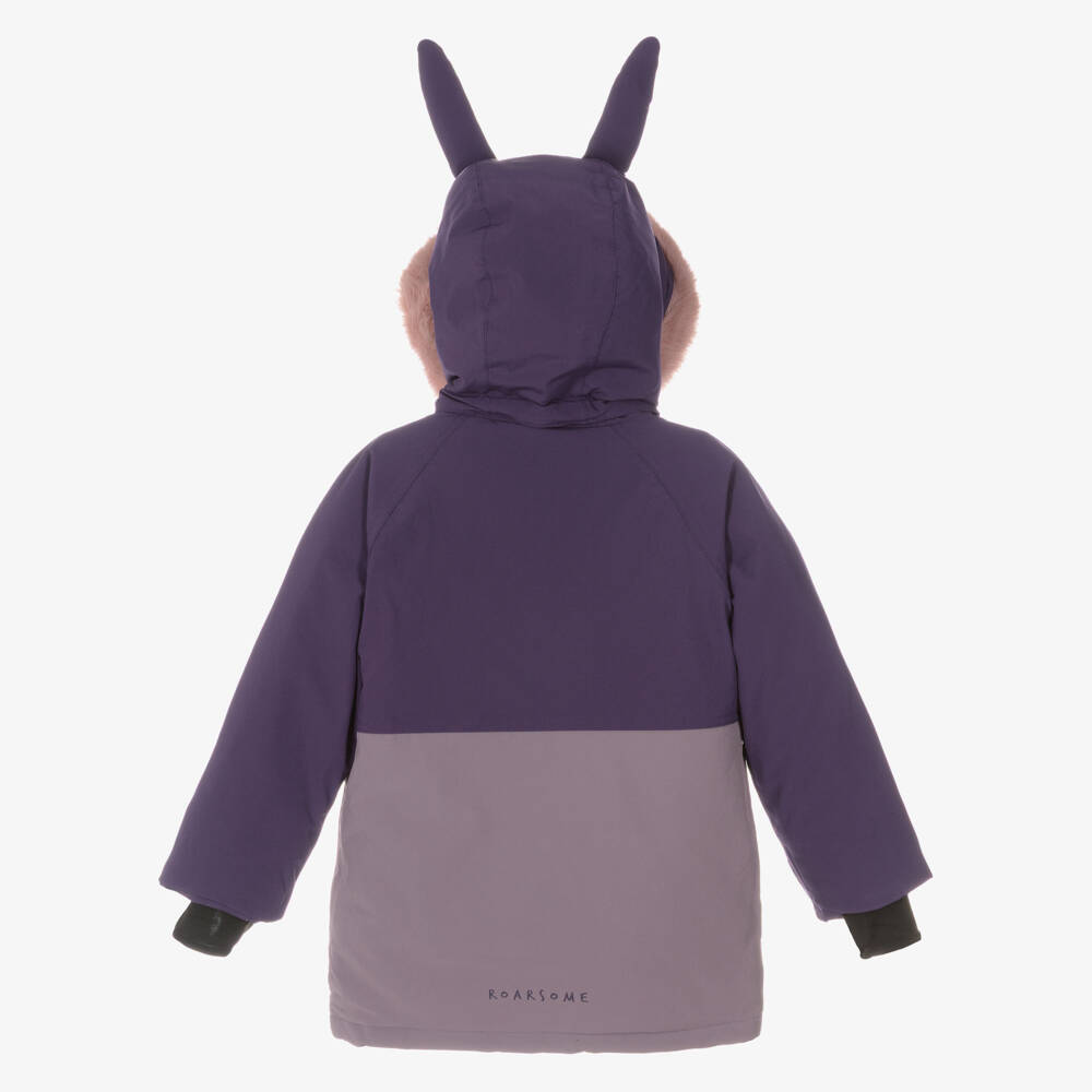 Roarsome-Лыжная куртка фиолетовая Зайчик для девочек | Childrensalon