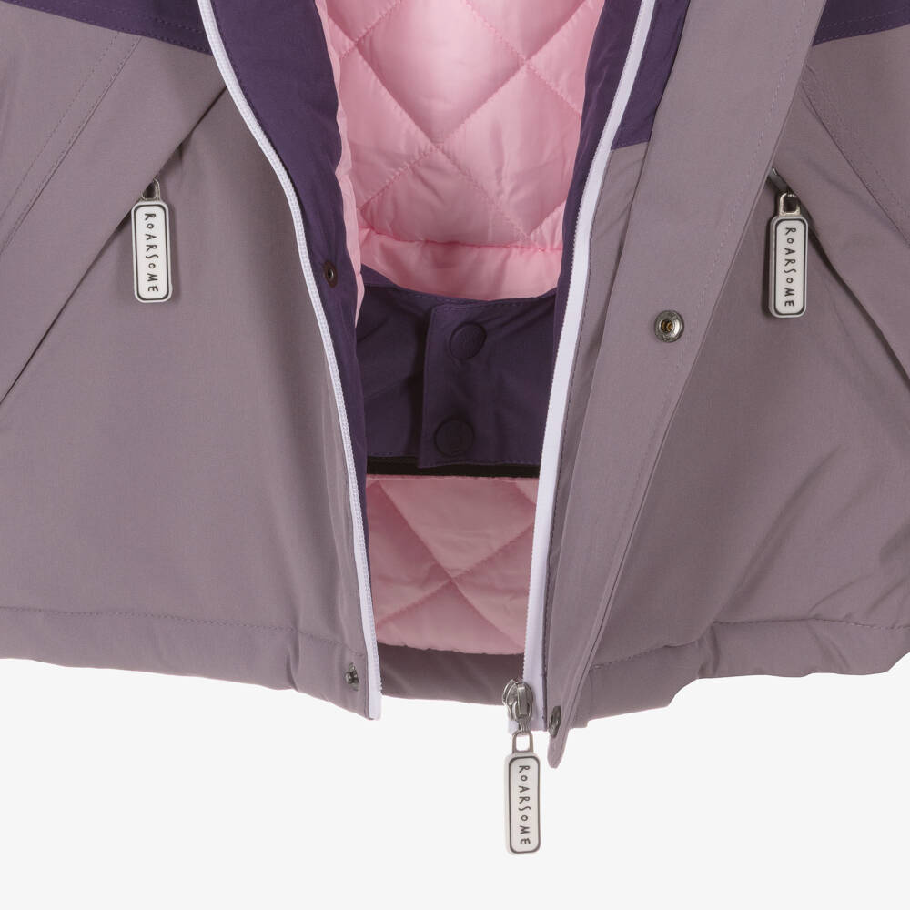 Roarsome-Лыжная куртка фиолетовая Зайчик для девочек | Childrensalon