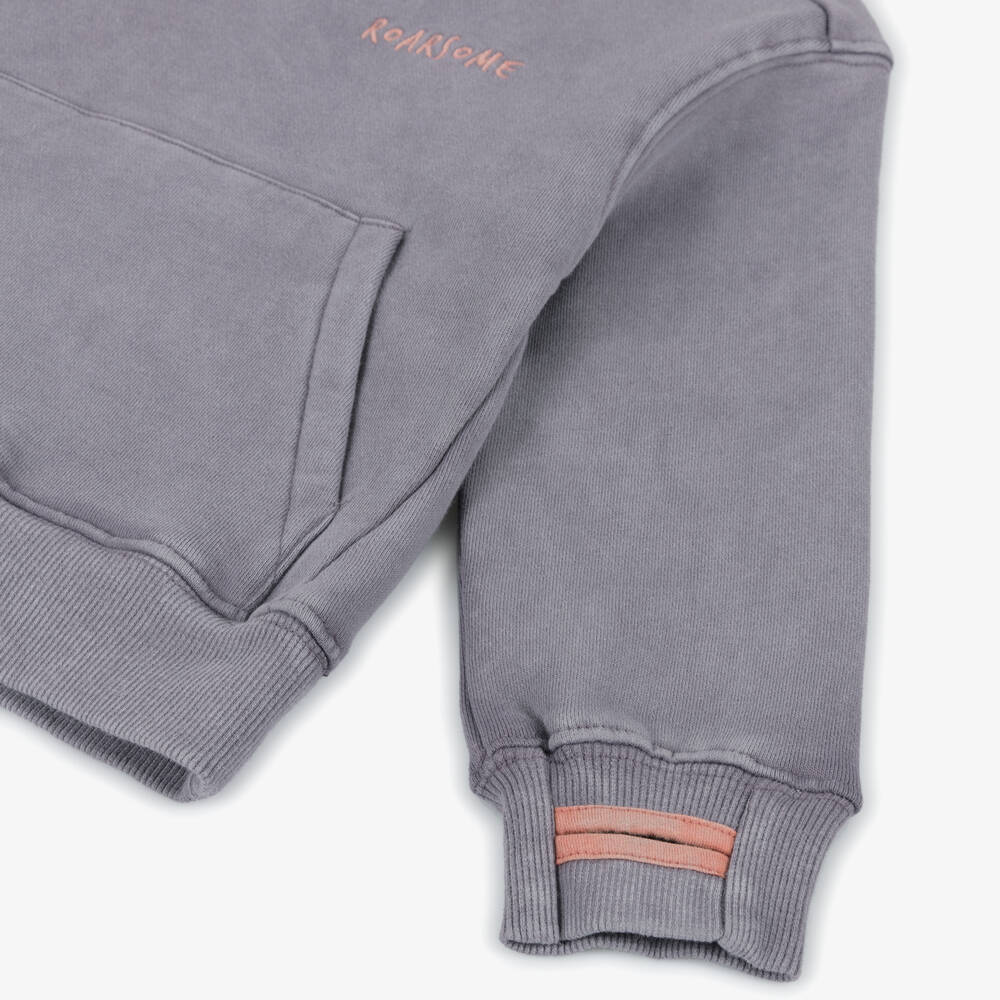 Roarsome-Сиреневая худи из органического хлопка с единорогом | Childrensalon